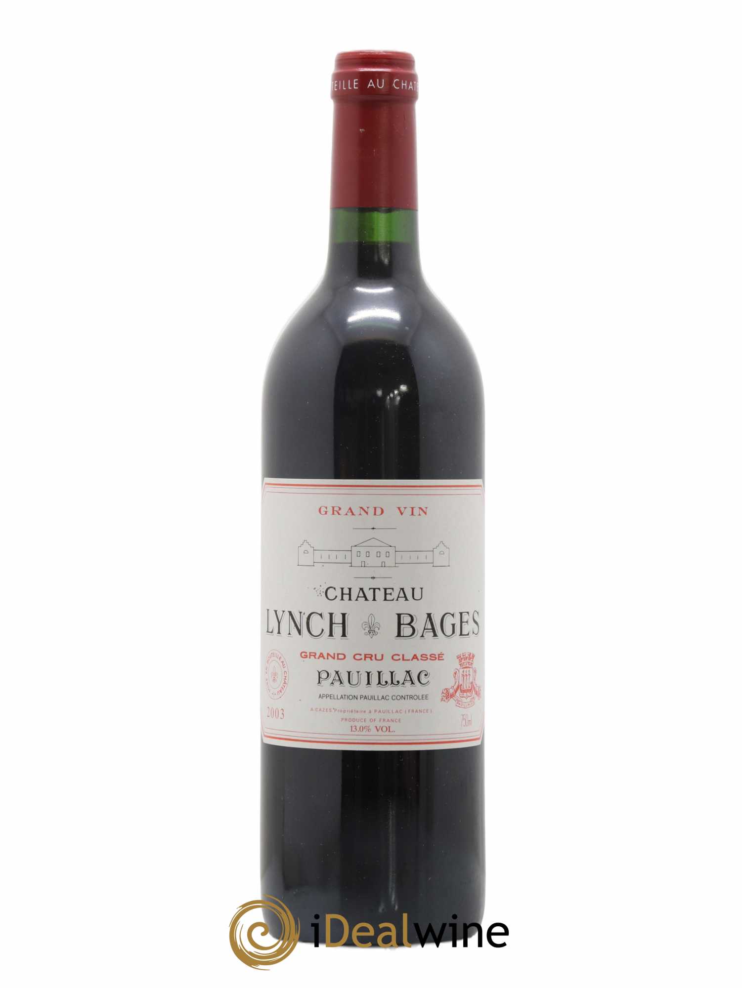 Château Lynch Bages 5ème Grand Cru Classé 2003 - Lot de 1 bouteille - 0