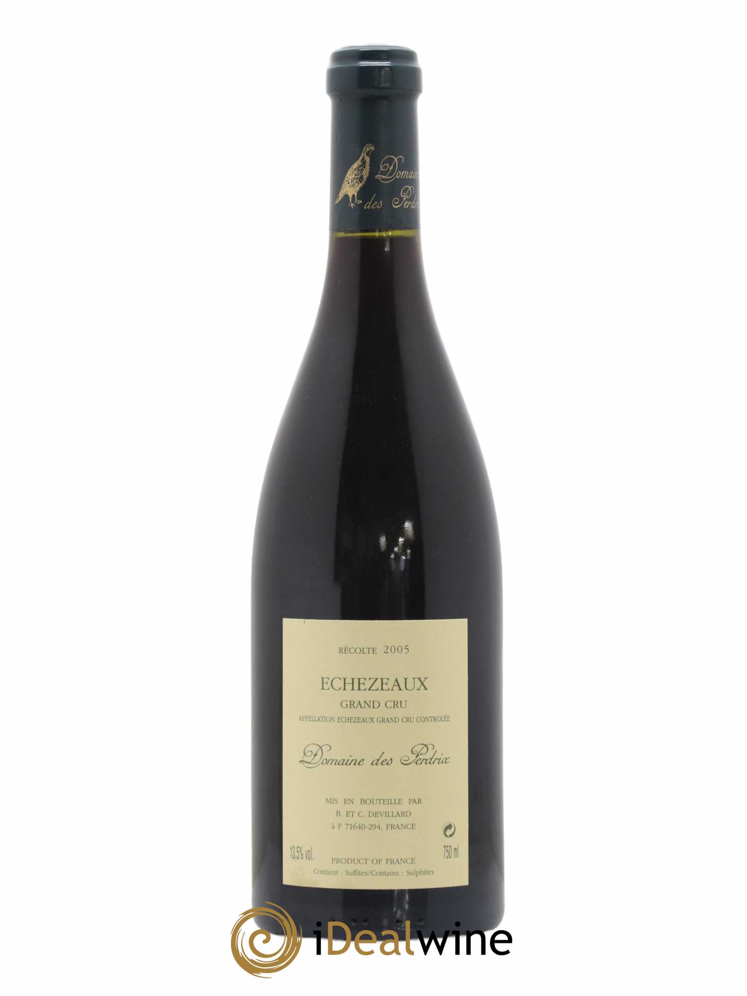 Echezeaux Grand Cru Perdrix (Domaine des) 2005 - Lot de 1 bouteille - 1