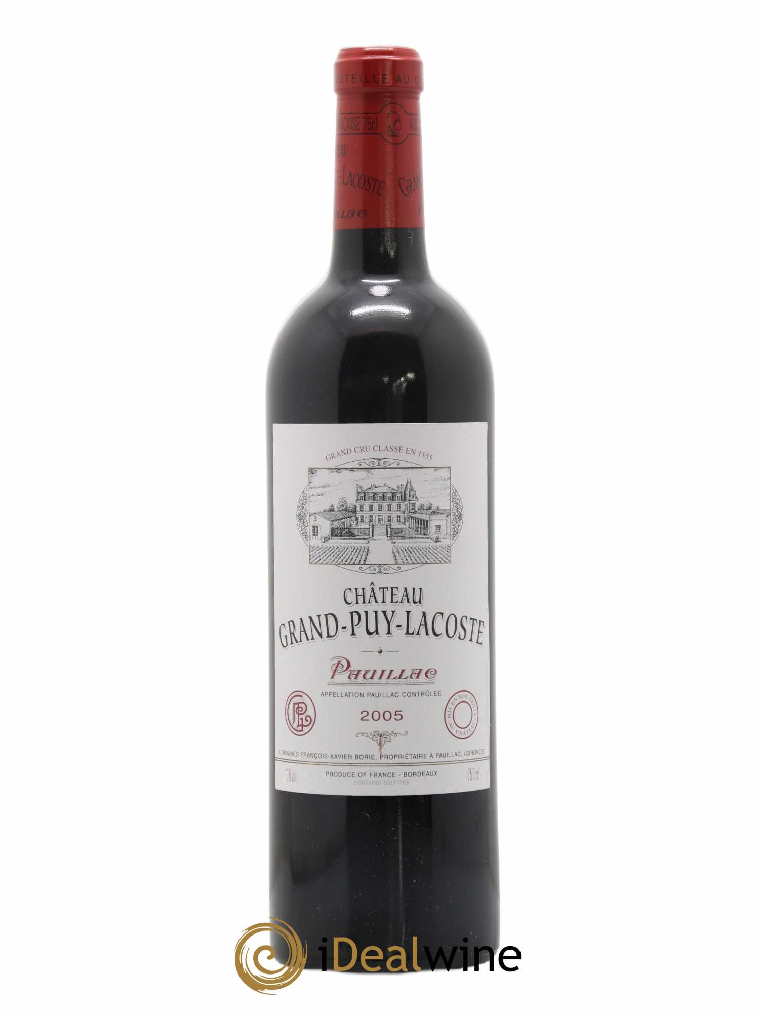 Château Grand Puy Lacoste 5ème Grand Cru Classé 2005 - Lot de 1 bouteille - 0