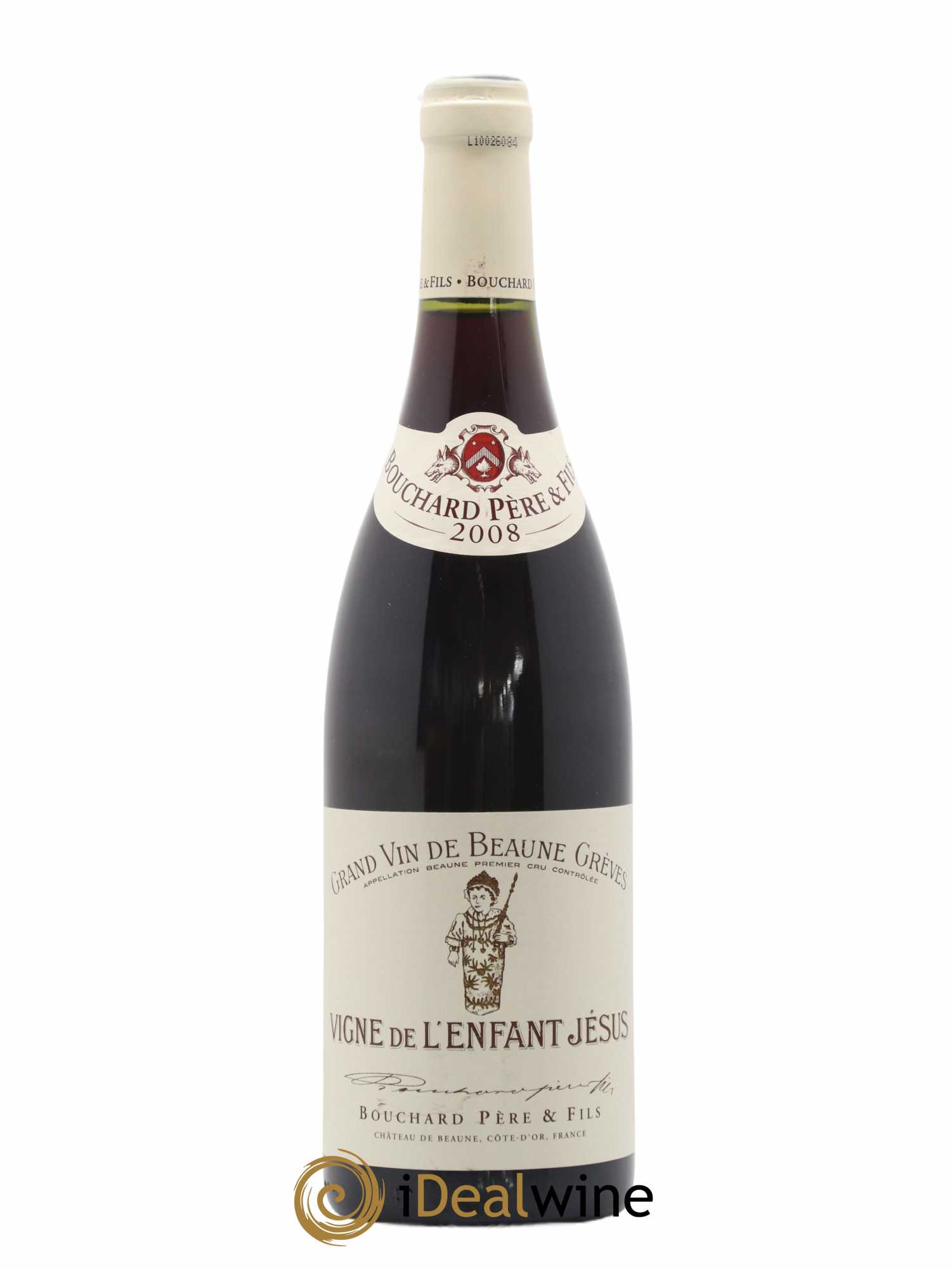 Beaune 1er Cru Grèves - Vigne de l'Enfant Jésus Bouchard Père & Fils 2008 - Lot de 1 bouteille - 0