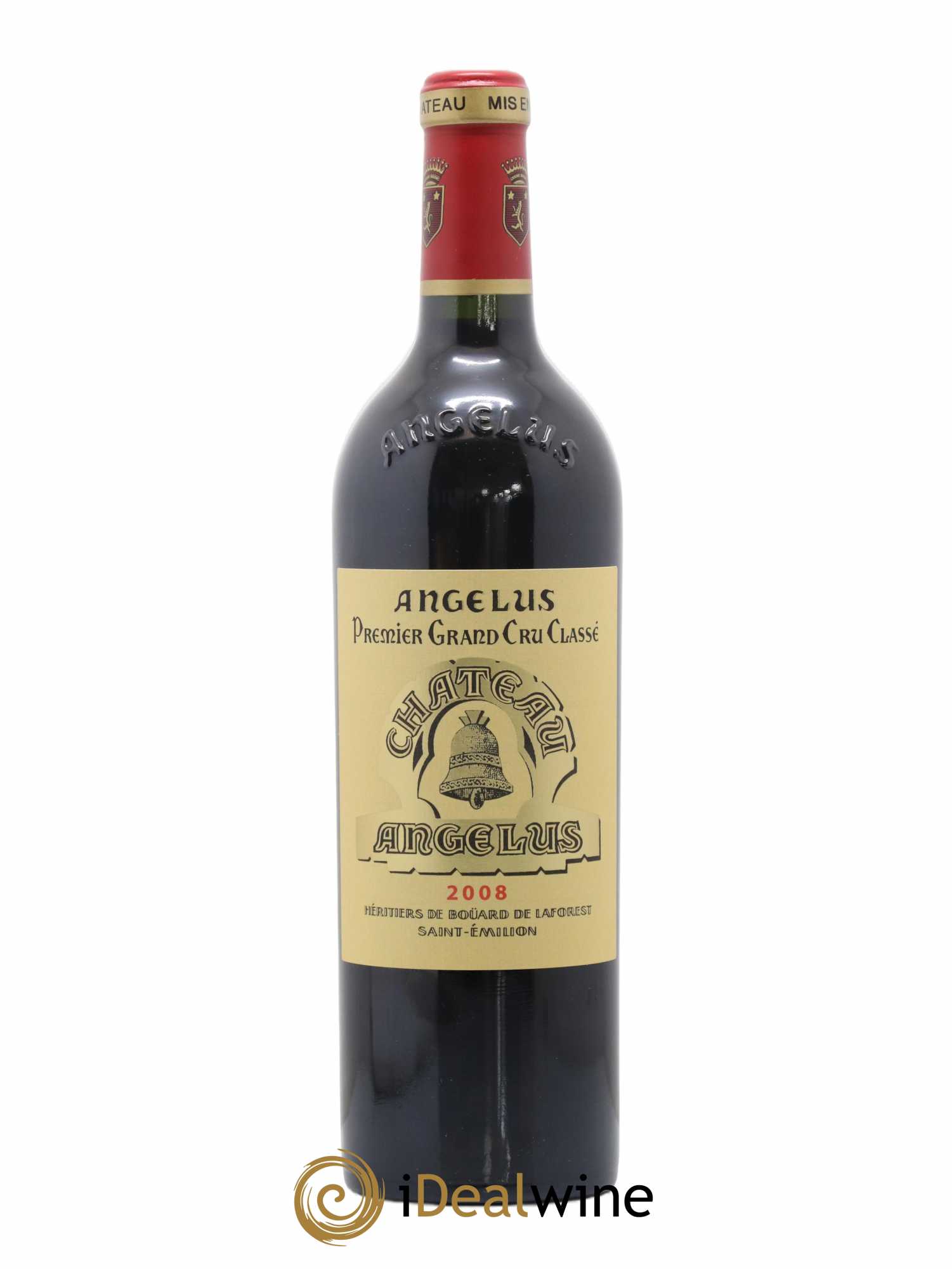 Château Angélus 1er Grand Cru Classé A 2008 - Lot de 1 bouteille - 0