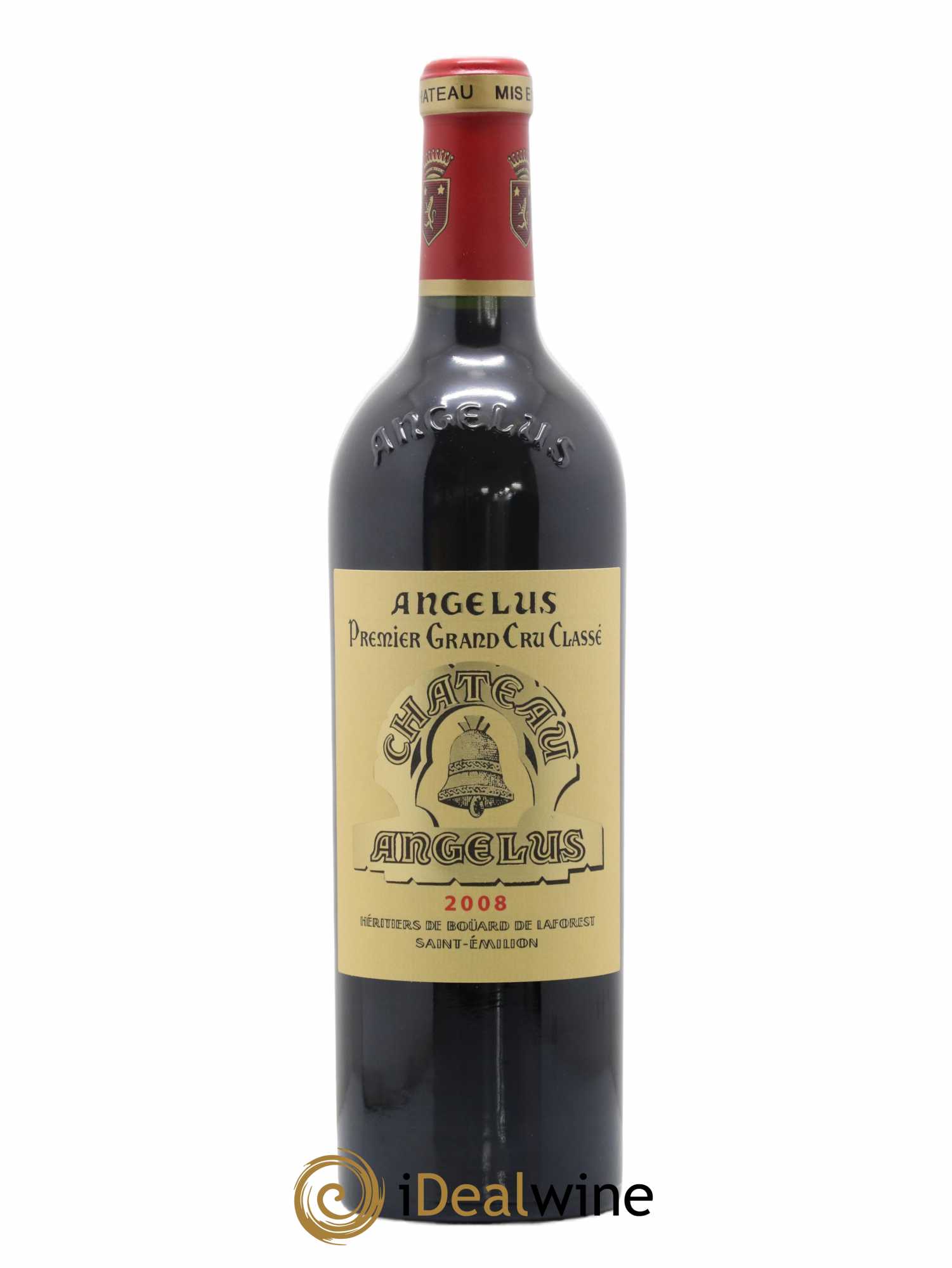 Château Angélus 1er Grand Cru Classé A 2008 - Lot de 1 bouteille - 0