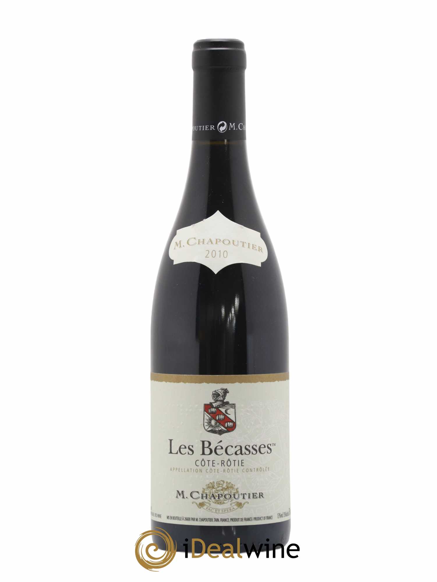 Côte-Rôtie Les Bécasses Chapoutier 2010 - Lot de 1 bouteille - 0