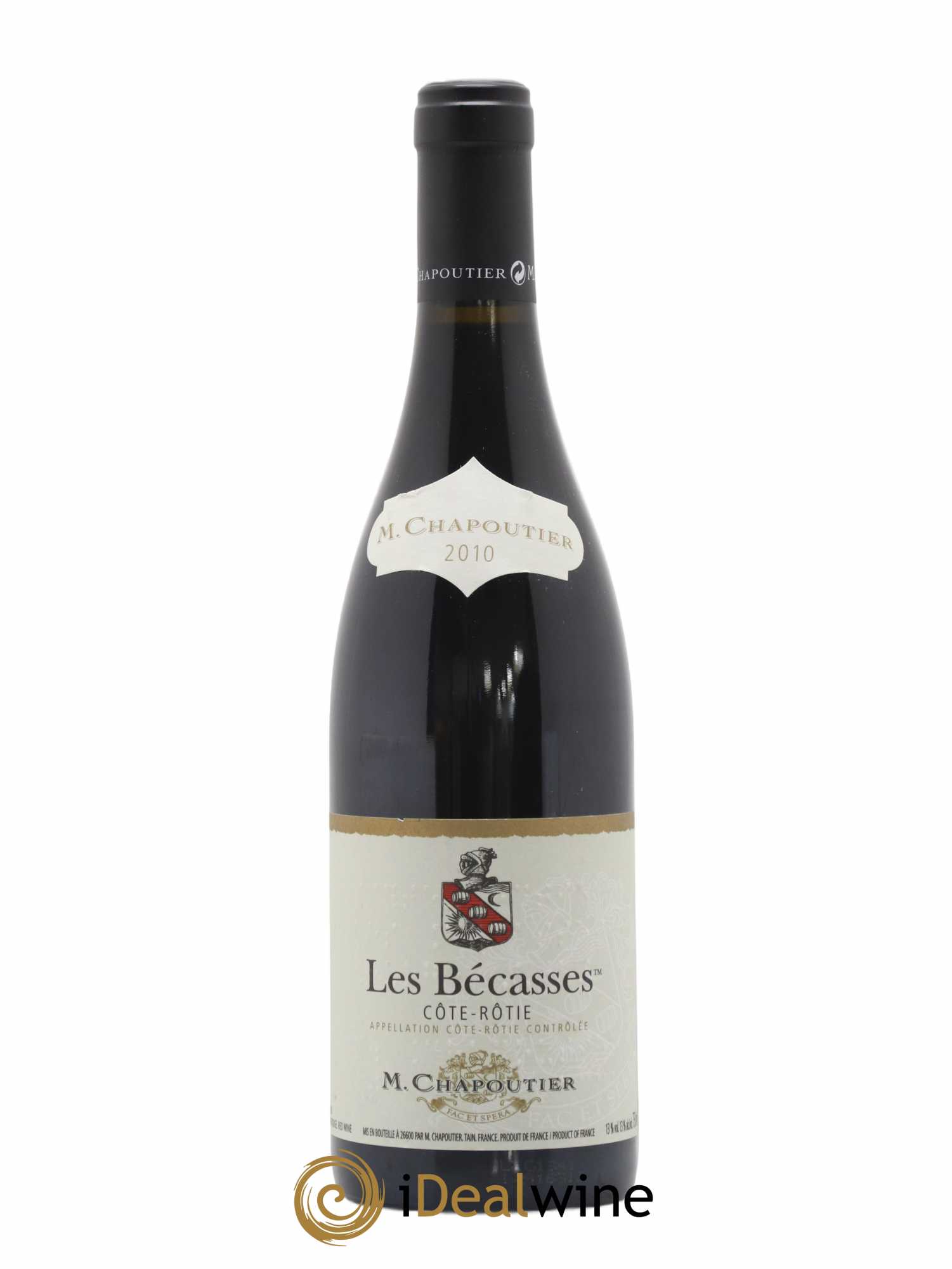 Côte-Rôtie Les Bécasses Chapoutier 2010 - Lot de 1 bouteille - 0
