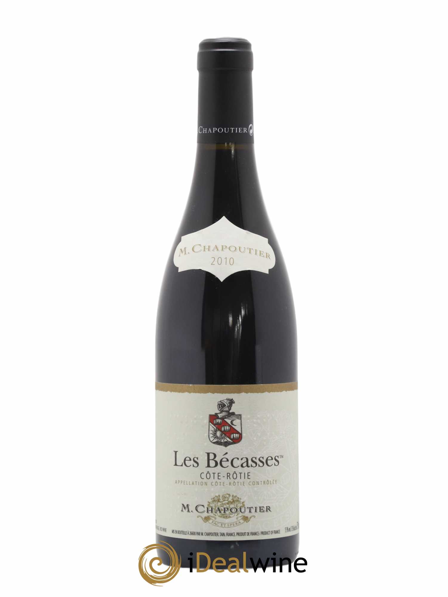 Côte-Rôtie Les Bécasses Chapoutier 2010 - Lot de 1 bouteille - 0