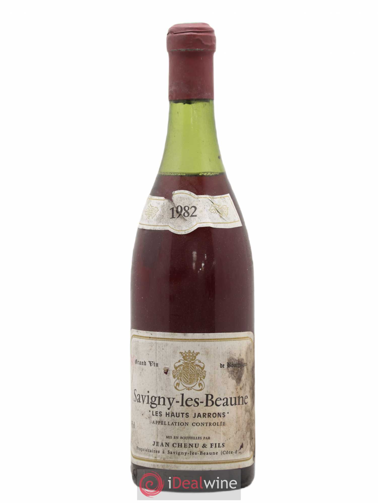 Savigny-lès-Beaune Les Hauts Jarrons Jean Chenu 1982 - Posten von 1 Flasche - 0