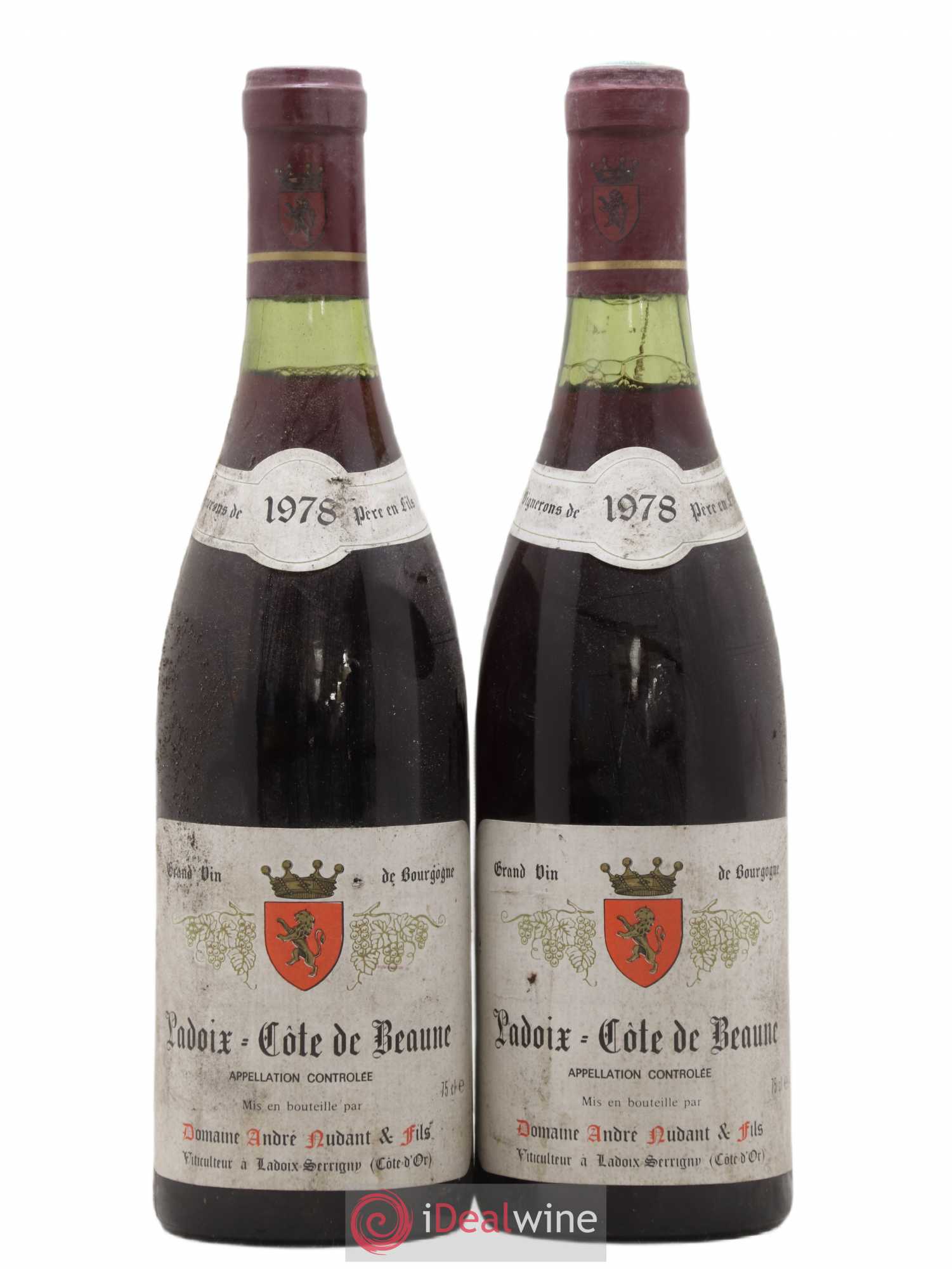 Ladoix André Nudant 1978 - Posten von 2 Flaschen - 0