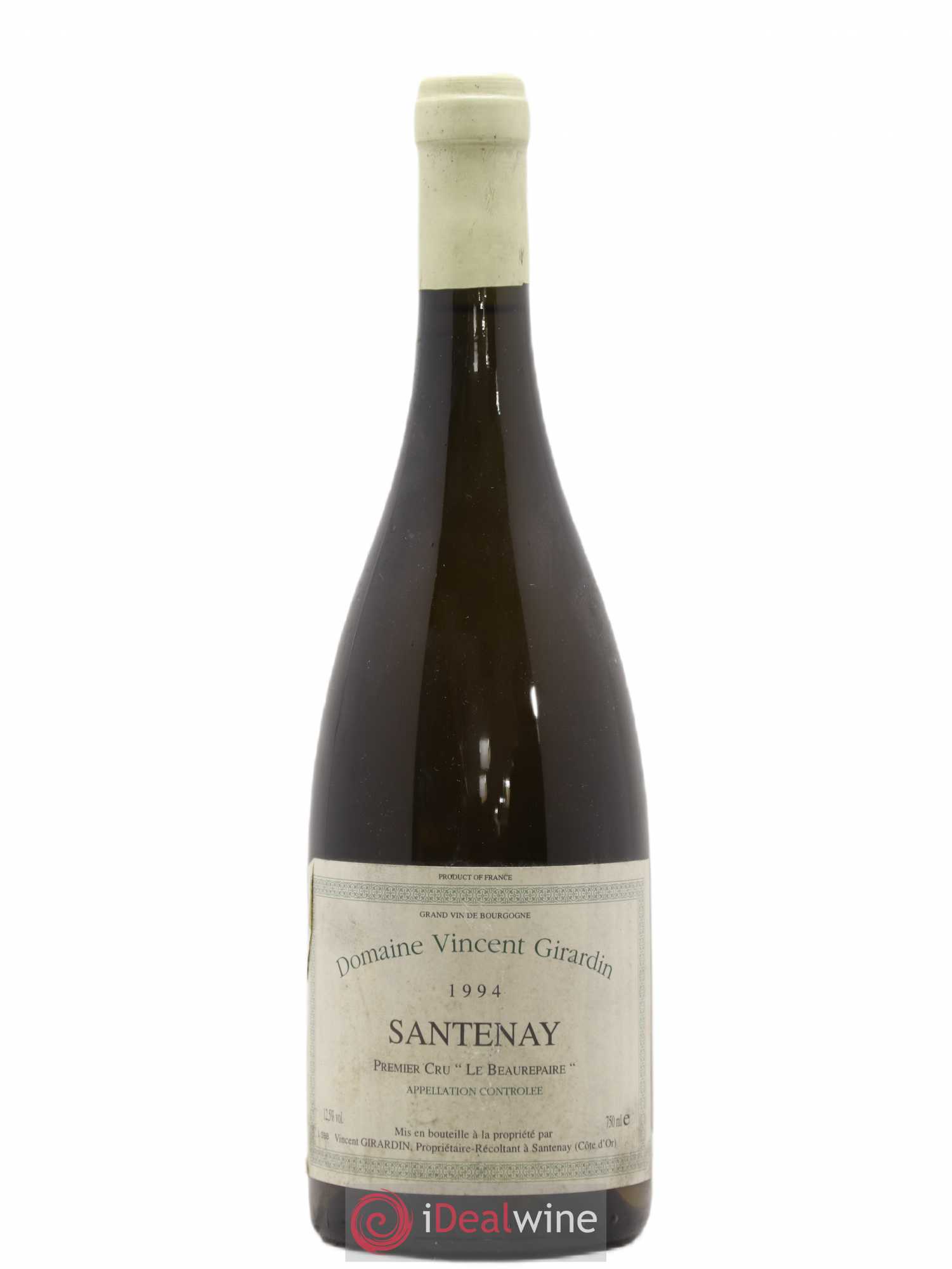 Santenay 1er Cru Le Beaurepaire Domaine Vincent Girardin 1994 - Posten von 1 Flasche - 0