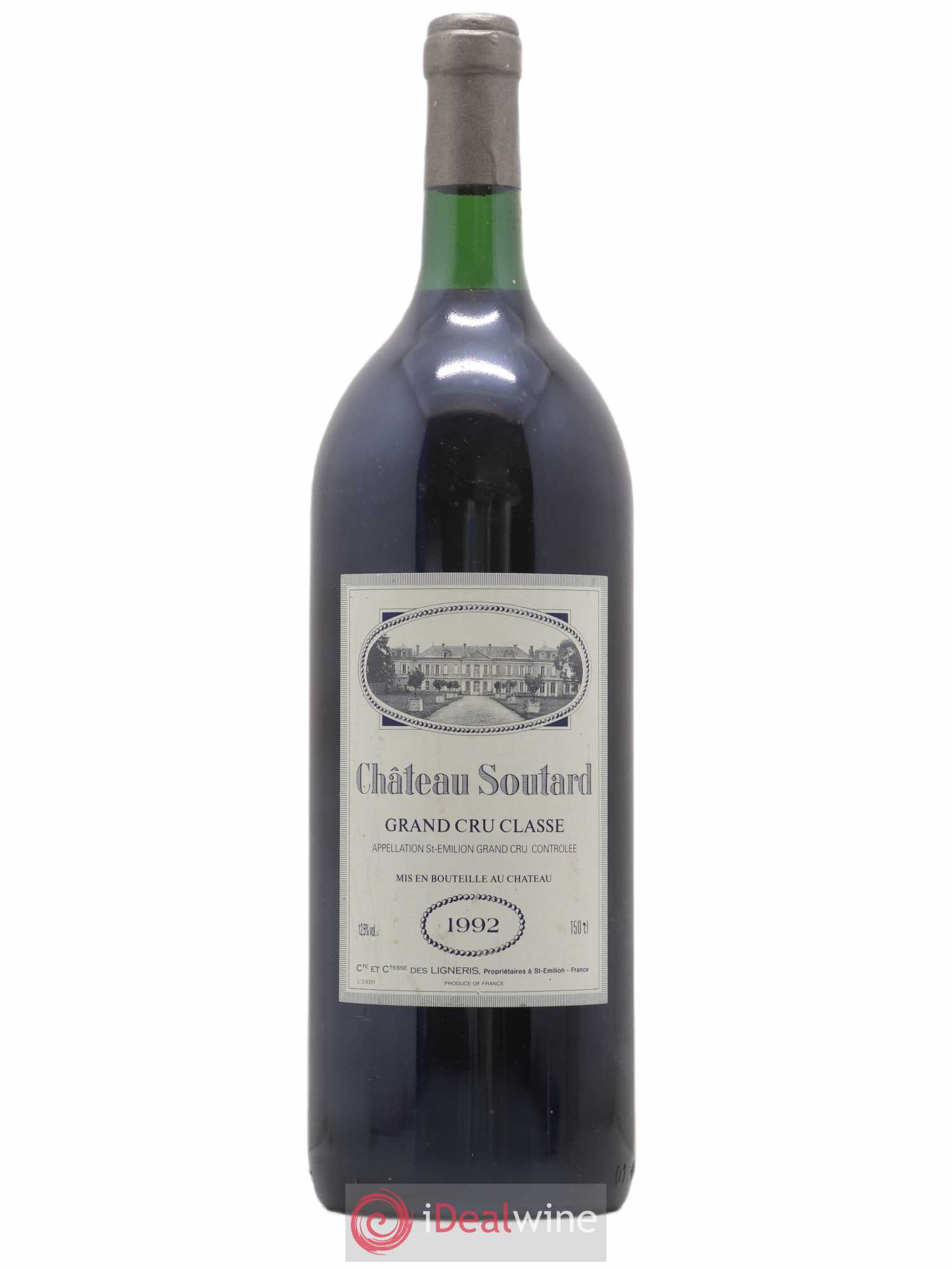 Château Soutard Grand Cru Classé 1992 - Lot de 1 magnum - 0