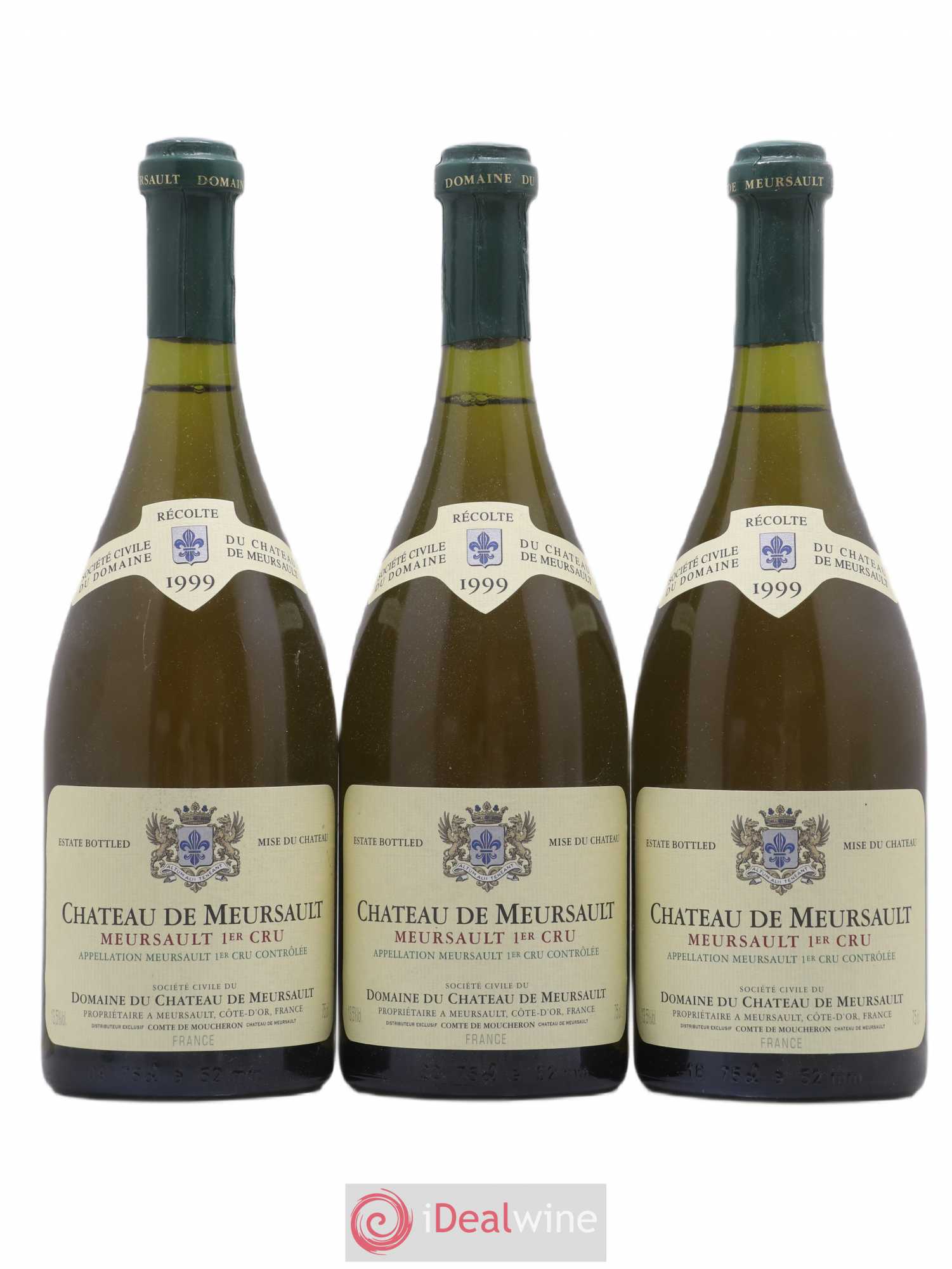 Meursault 1er Cru Château de Meursault 1999 - Lot de 3 bouteilles - 0