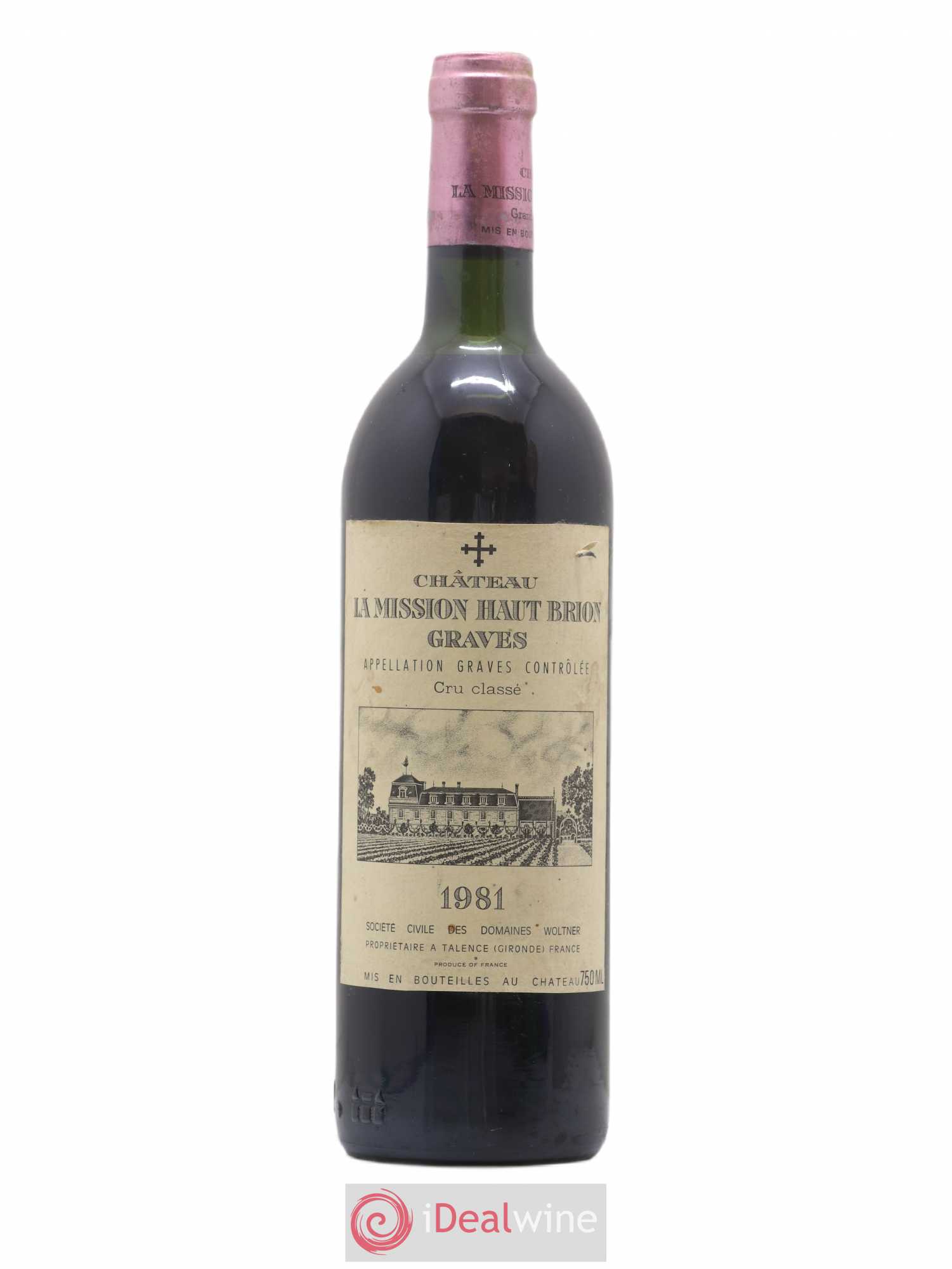 Château la Mission Haut-Brion Cru Classé de Graves 1981 - Lot de 1 bouteille - 0