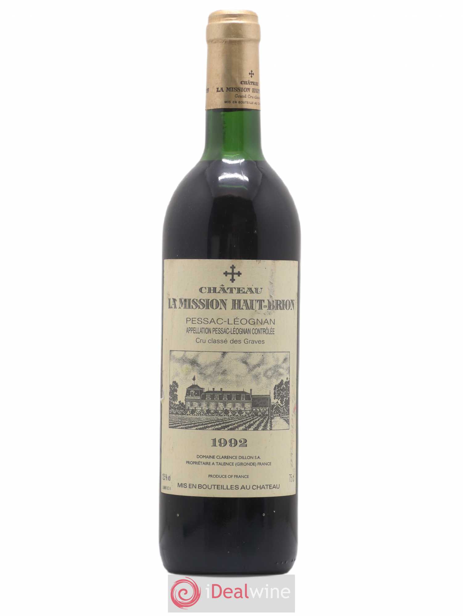 Château la Mission Haut-Brion Cru Classé de Graves 1992 - Lot de 1 bouteille - 0