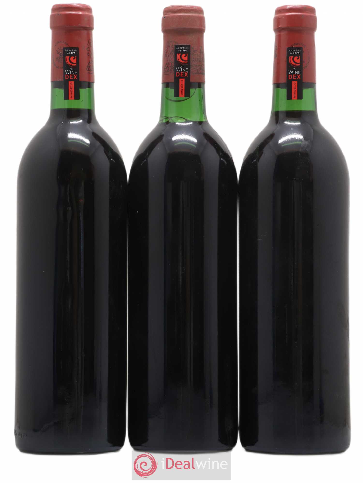 Château Lafite Rothschild 1er Grand Cru Classé 1981 - Lot de 3 bouteilles - 1