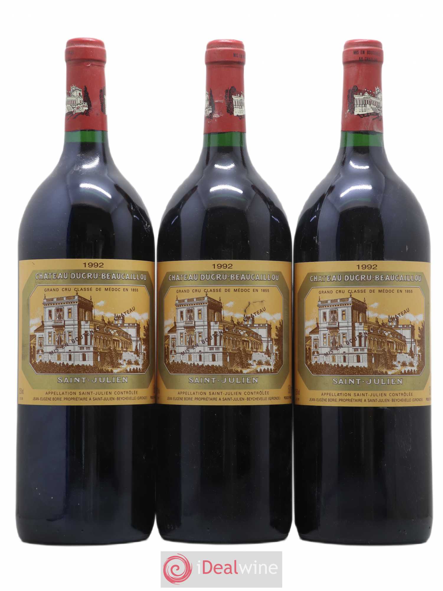 Château Ducru Beaucaillou 2ème Grand Cru Classé 1992 - Lot de 3 magnums - 0