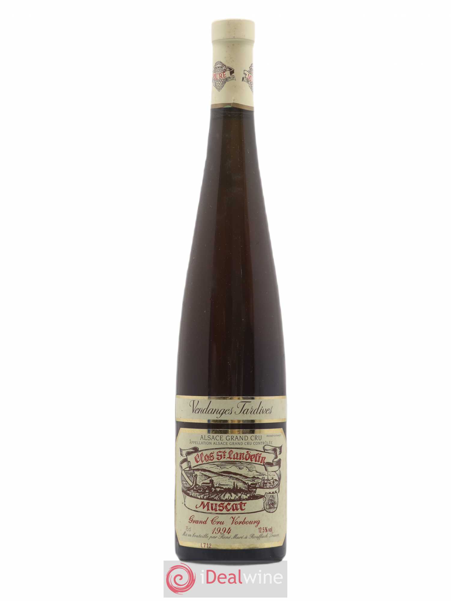 Alsace Muscat Clos sant Landelin Grand Cru Vorbourg Vendanges Tardives Domaine Muré 1994 - Posten von 1 Flasche - 0