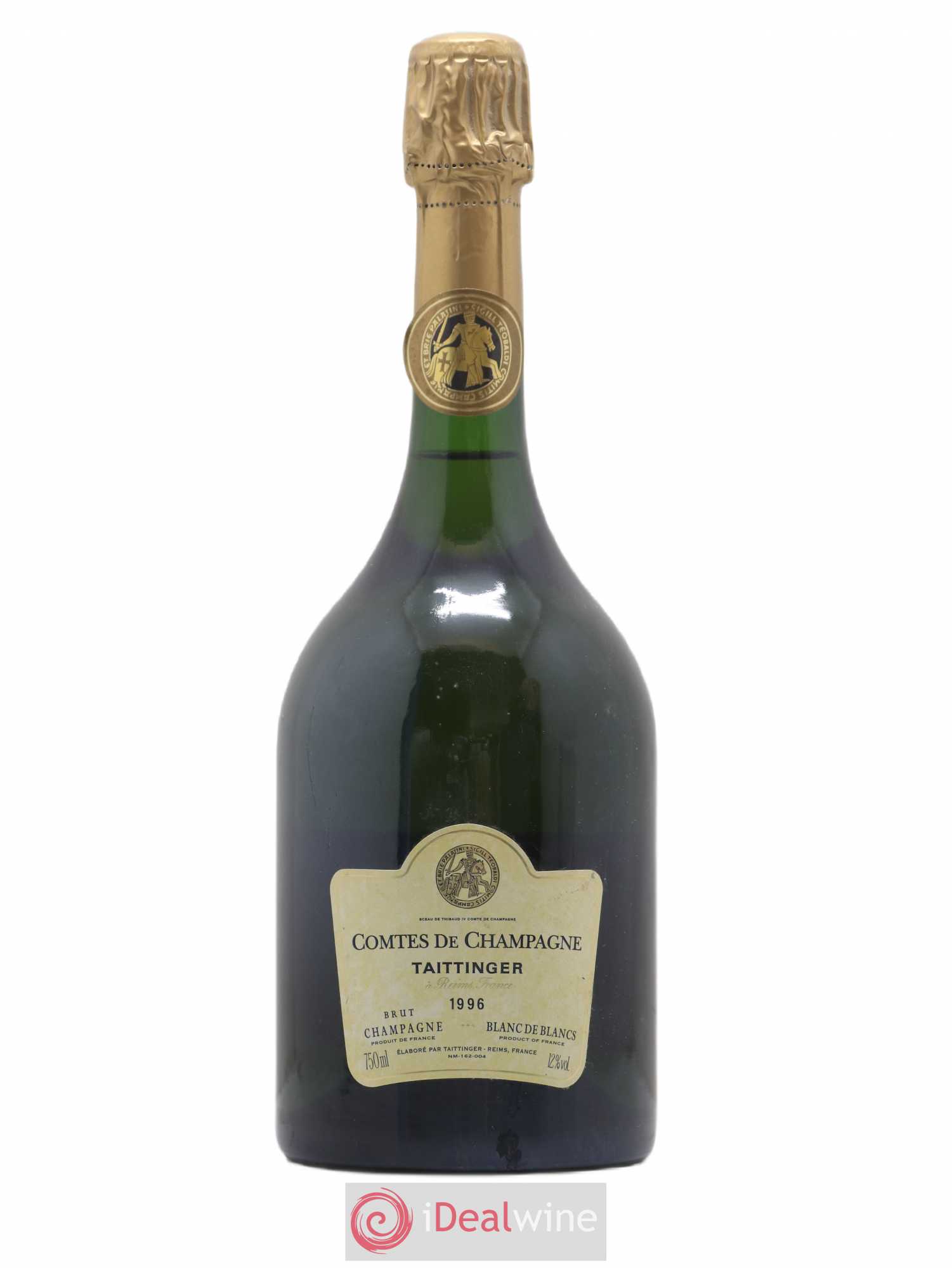 Comtes de Champagne Taittinger Blanc de Blancs 1996 - Lot de 1 bouteille - 0