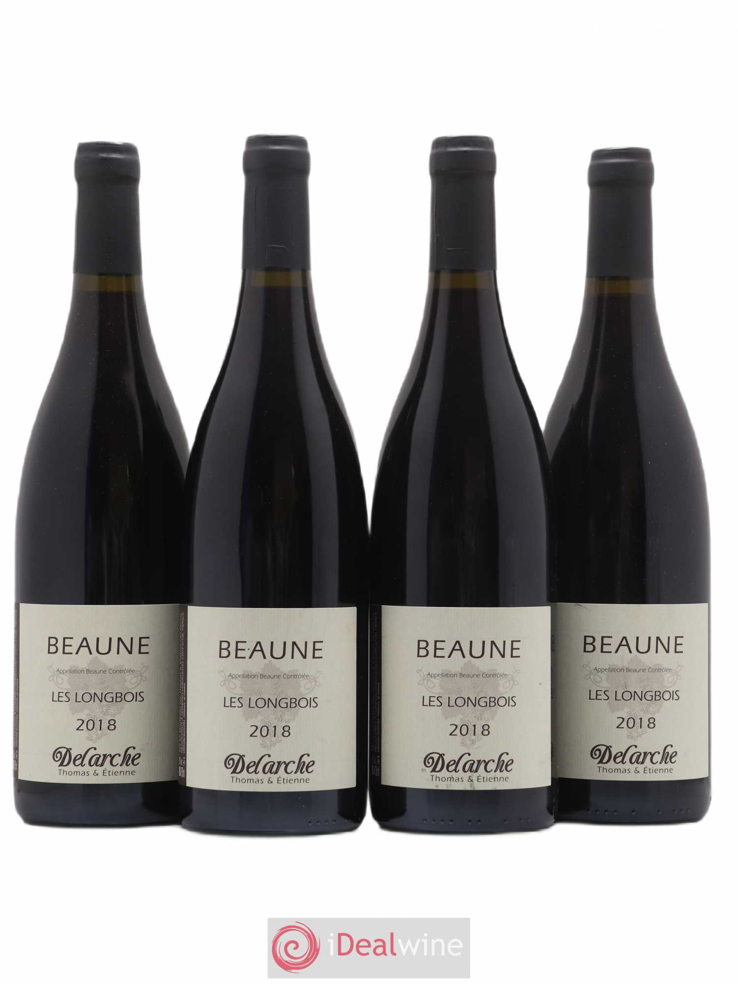 Beaune Les Longbois Thomas & Etienne Delarche 2018 - Posten von 4 Flaschen - 0