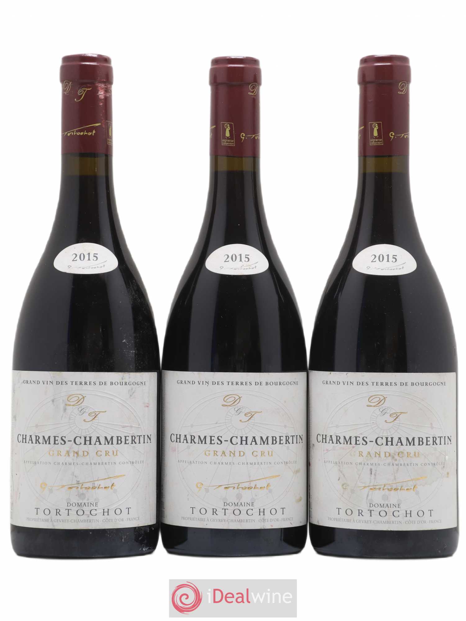 Charmes-Chambertin Grand Cru Tortochot (Domaine) 2015 - Lot de 3 bouteilles - 0