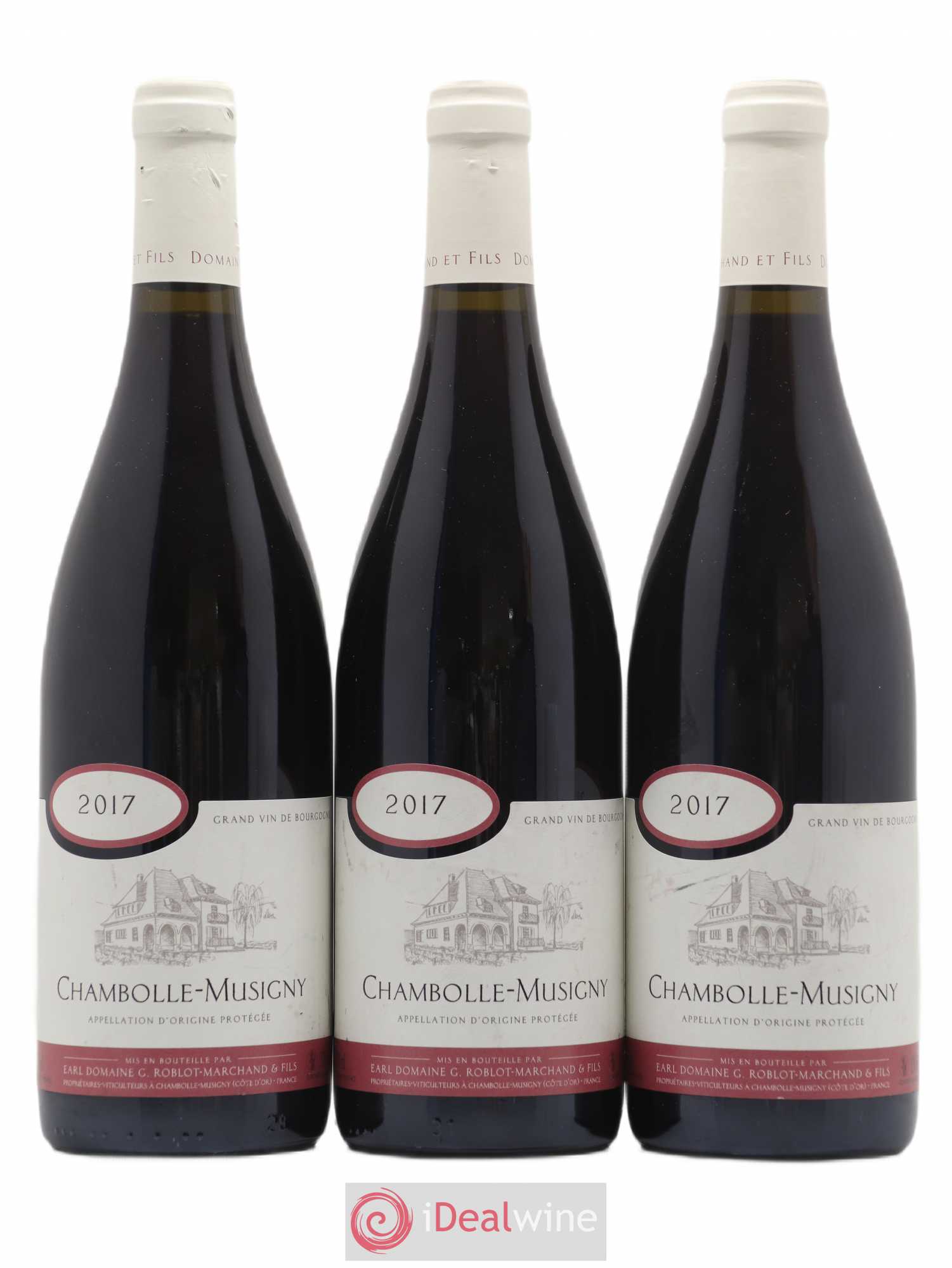 Chambolle-Musigny Domaine Roblot Marchand et Fils 2017 - Posten von 3 Flaschen - 0