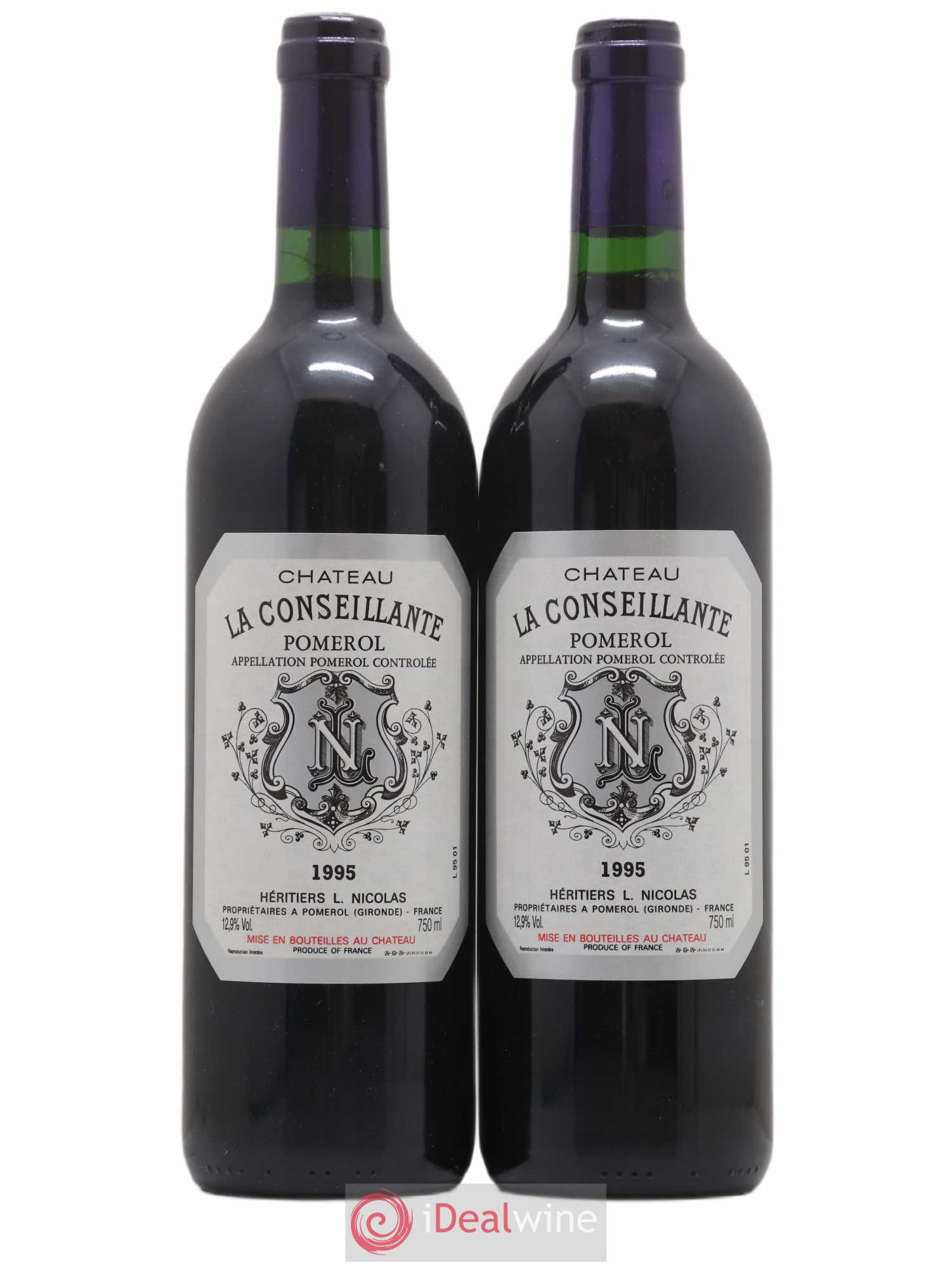 Château la Conseillante 1995 - Lot de 2 bouteilles - 0