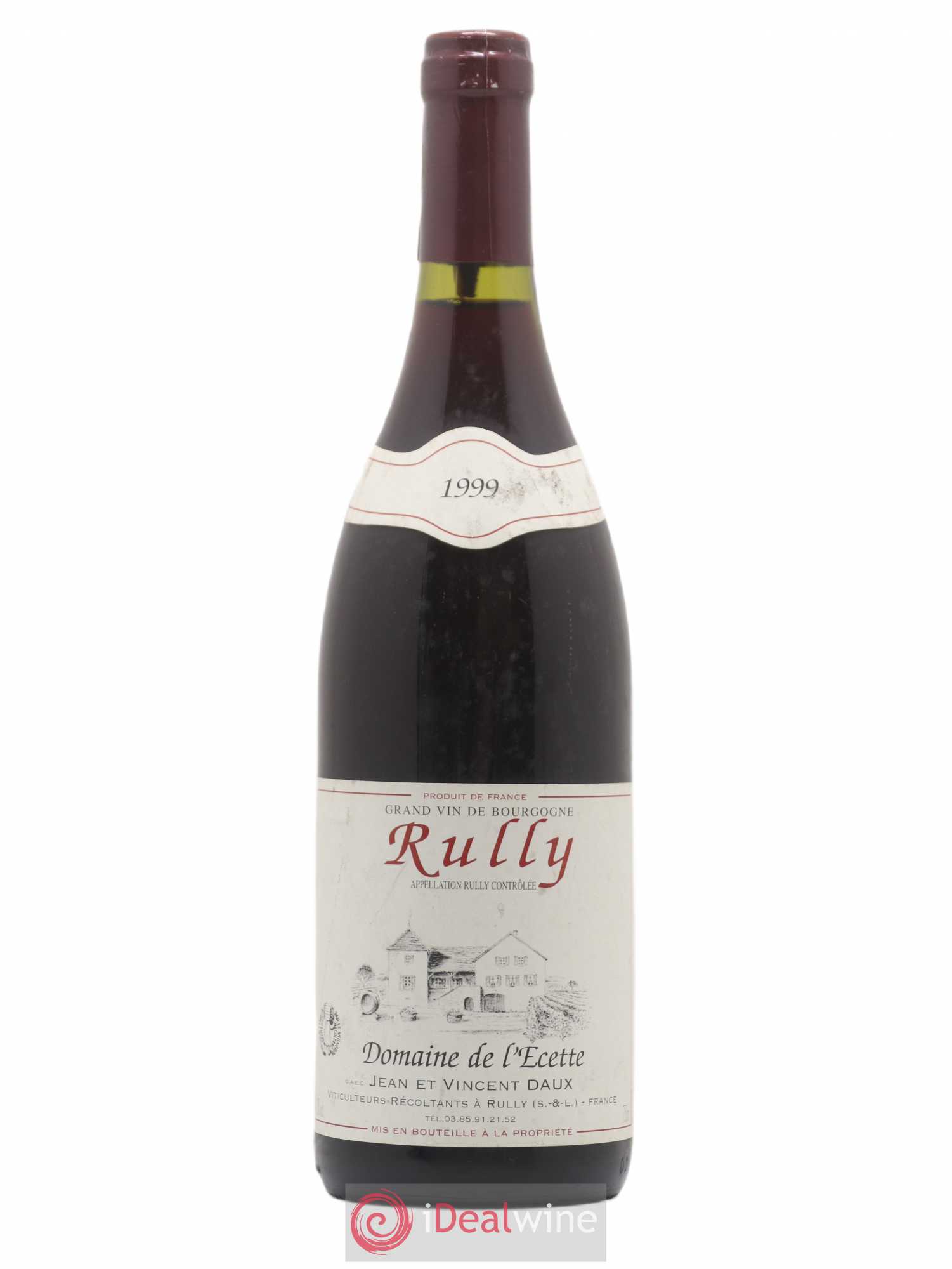 Rully Domaine de l'Ecette 1999 - Lot de 1 bouteille - 0