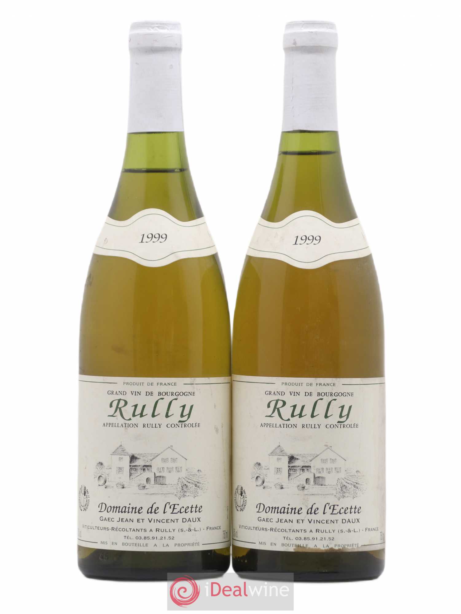 Rully Domaine de l'Ecette 1999 - Lotto di 2 bottiglie - 0