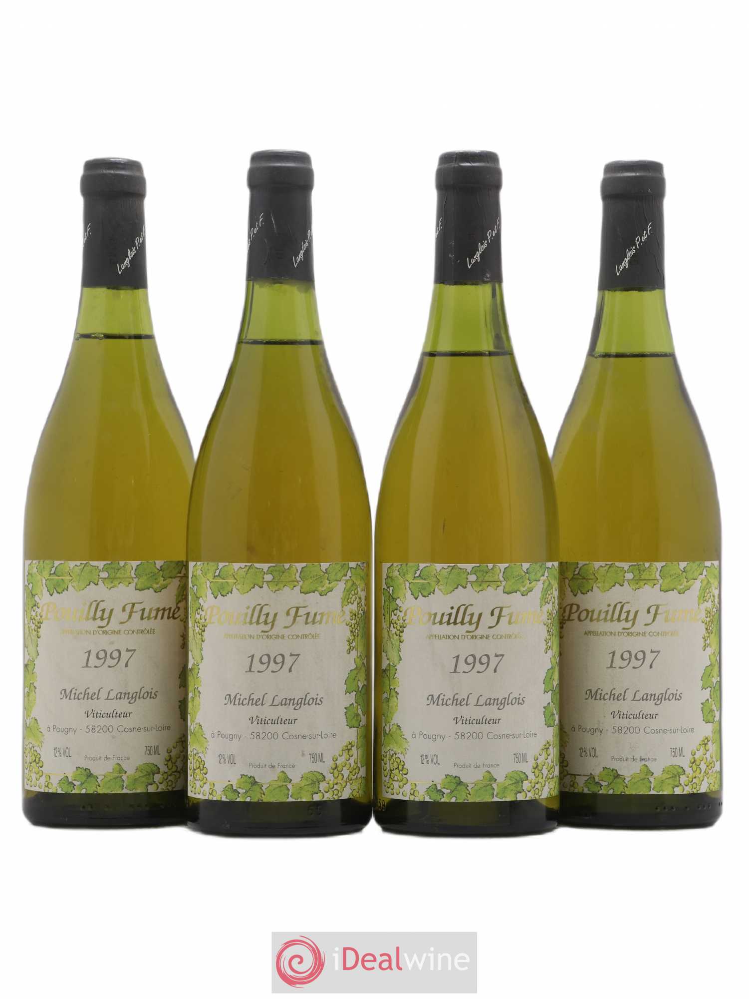 Pouilly-Fumé Michel Langlois 1997 - Posten von 4 Flaschen - 0