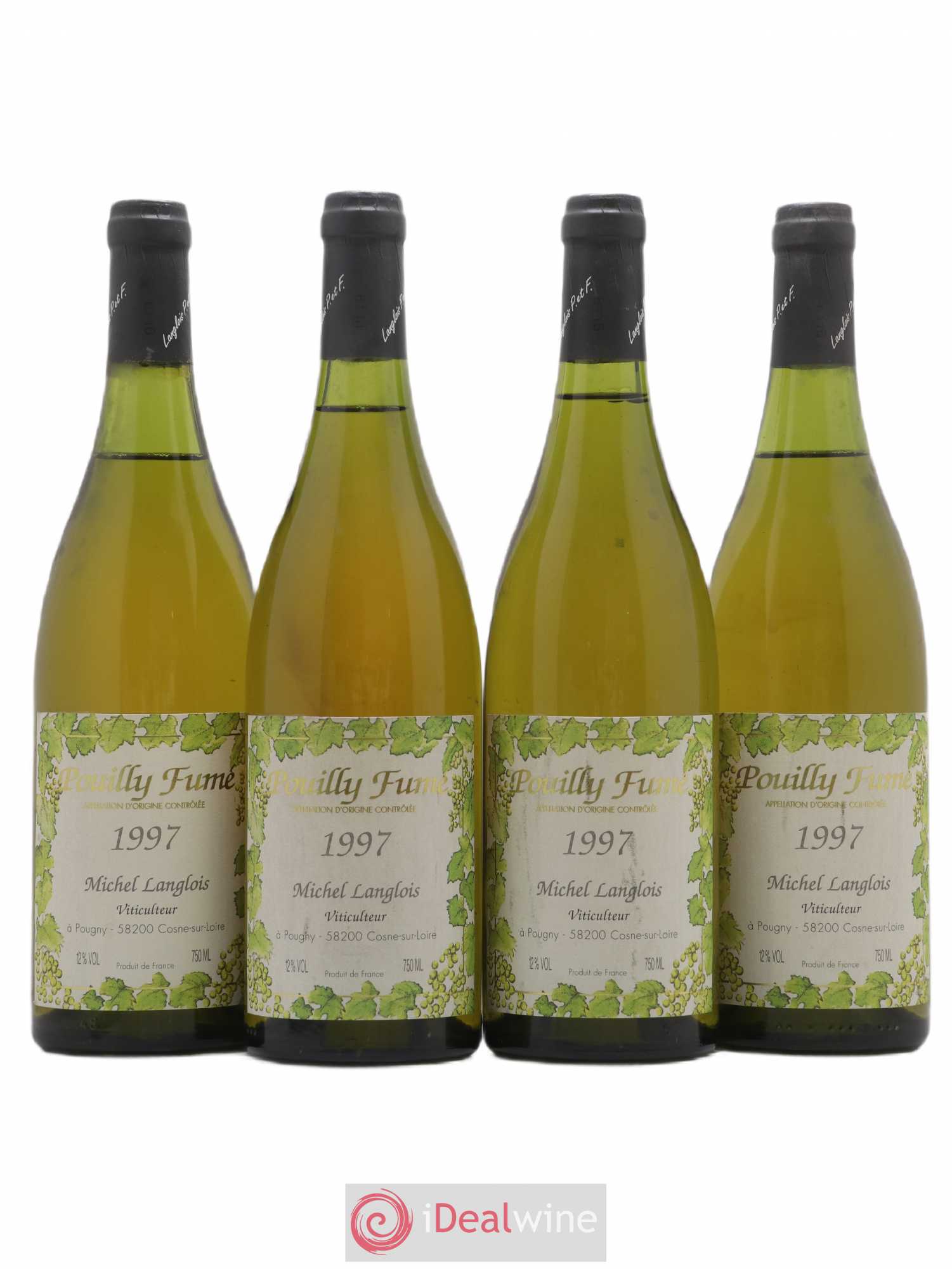 Pouilly-Fumé Michel Langlois 1997 - Posten von 4 Flaschen - 0