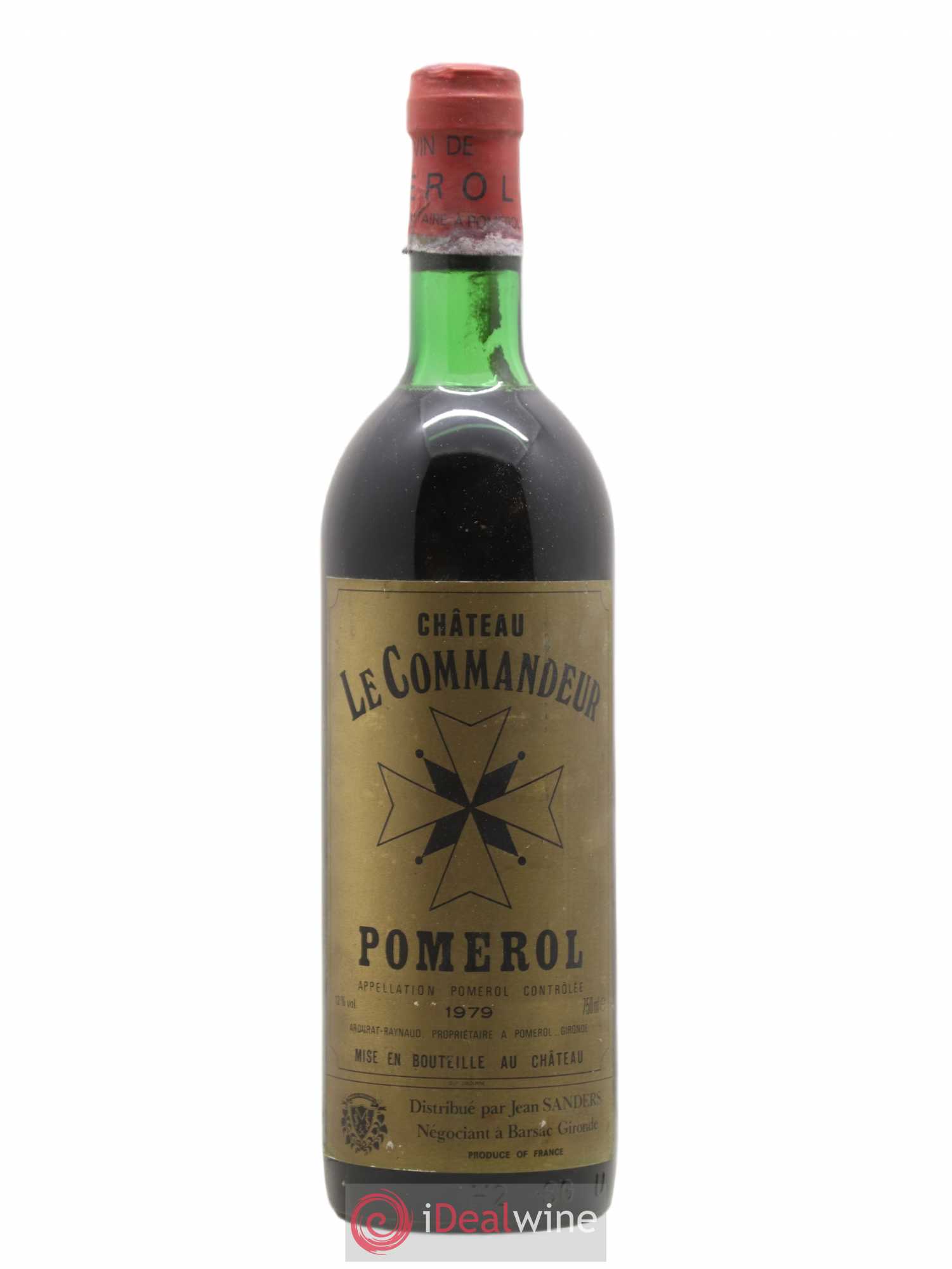 Pomerol Château le Commandeur 1979 - Lot de 1 bouteille - 0