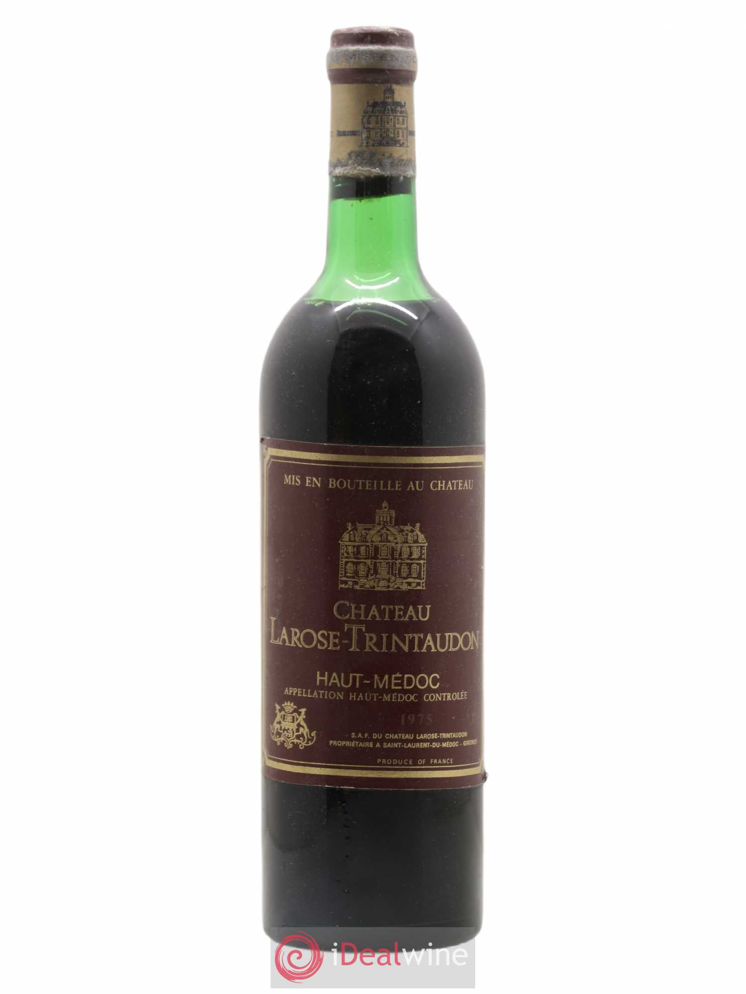 Château Larose Trintaudon Cru Bourgeois 1975 - Lot de 1 bouteille - 0