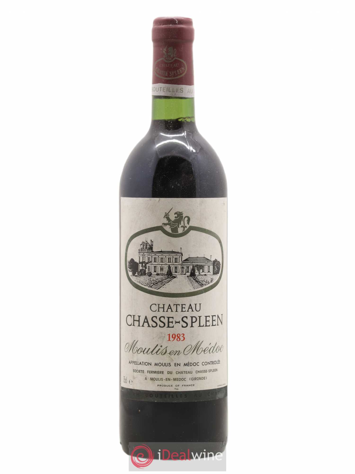 Château Chasse Spleen 1983 - Lot de 1 bouteille - 0