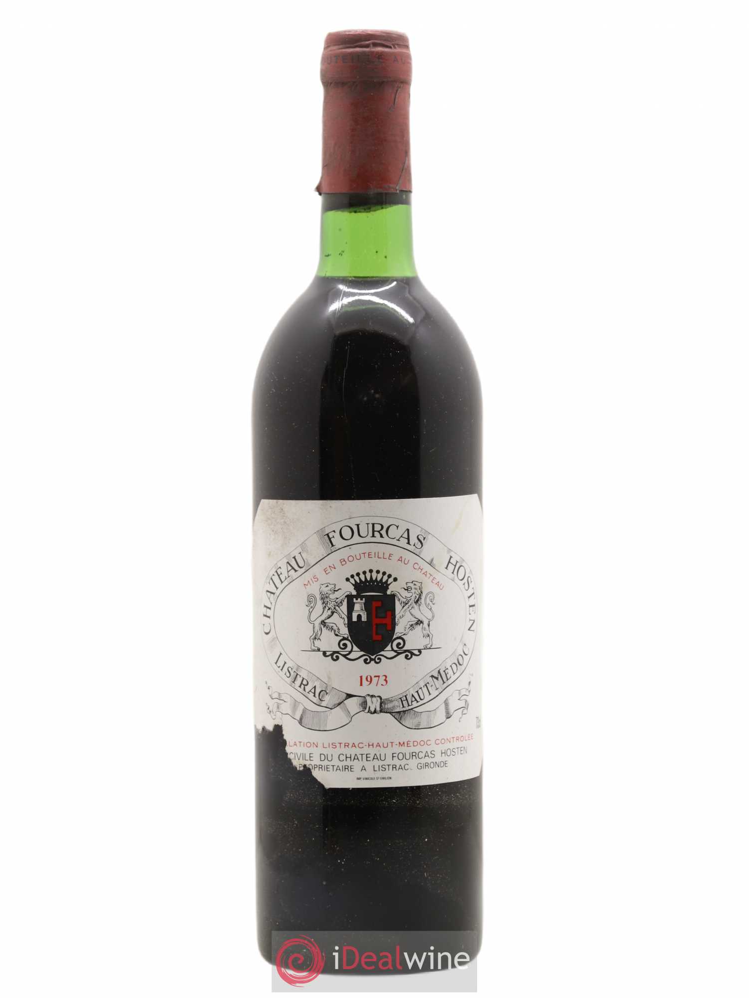 Château Fourcas Hosten Cru Bourgeois 1973 - Lot de 1 bouteille - 0