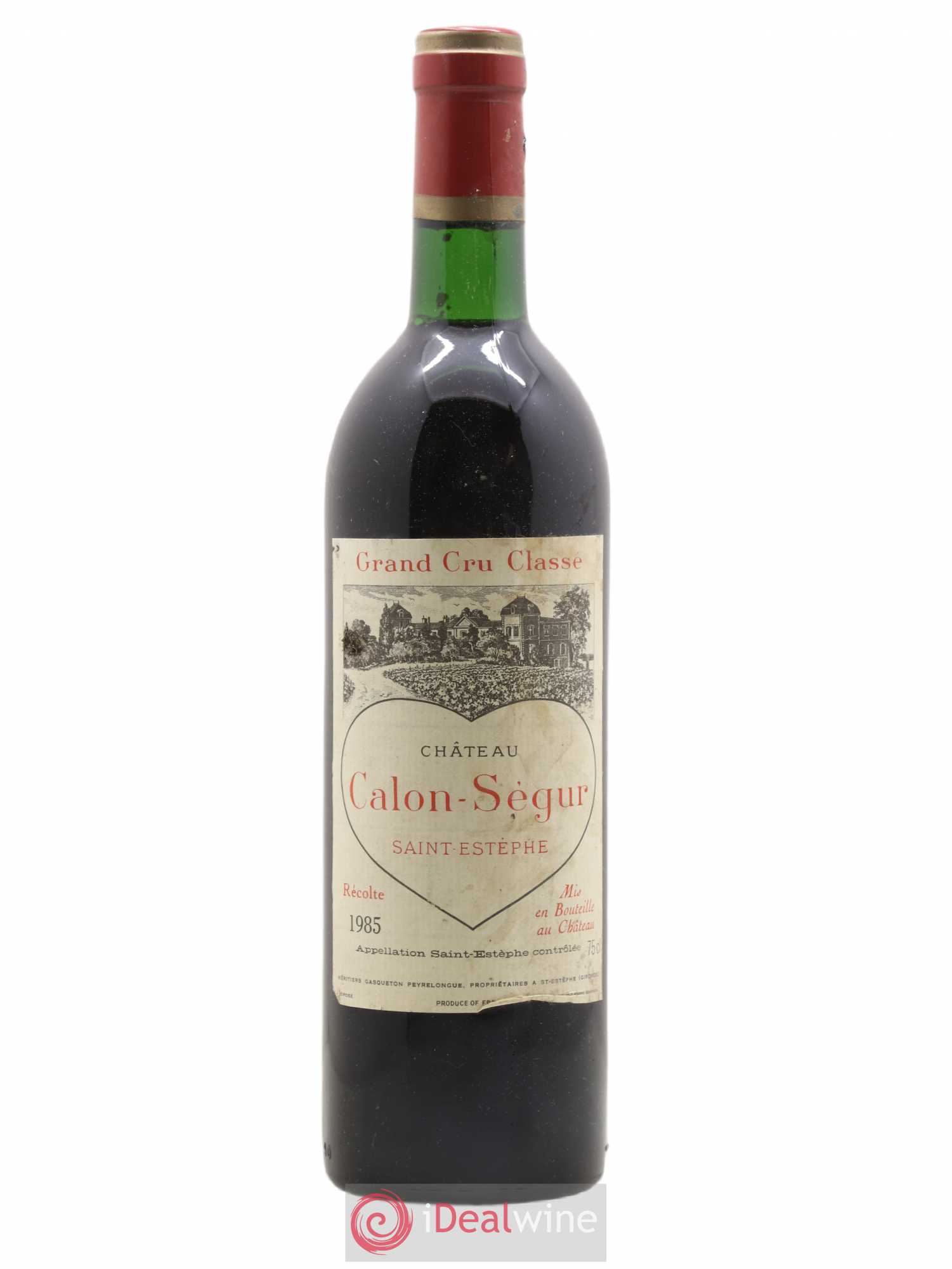 Château Calon Ségur 3ème Grand Cru Classé 1985 - Lot de 1 bouteille - 0
