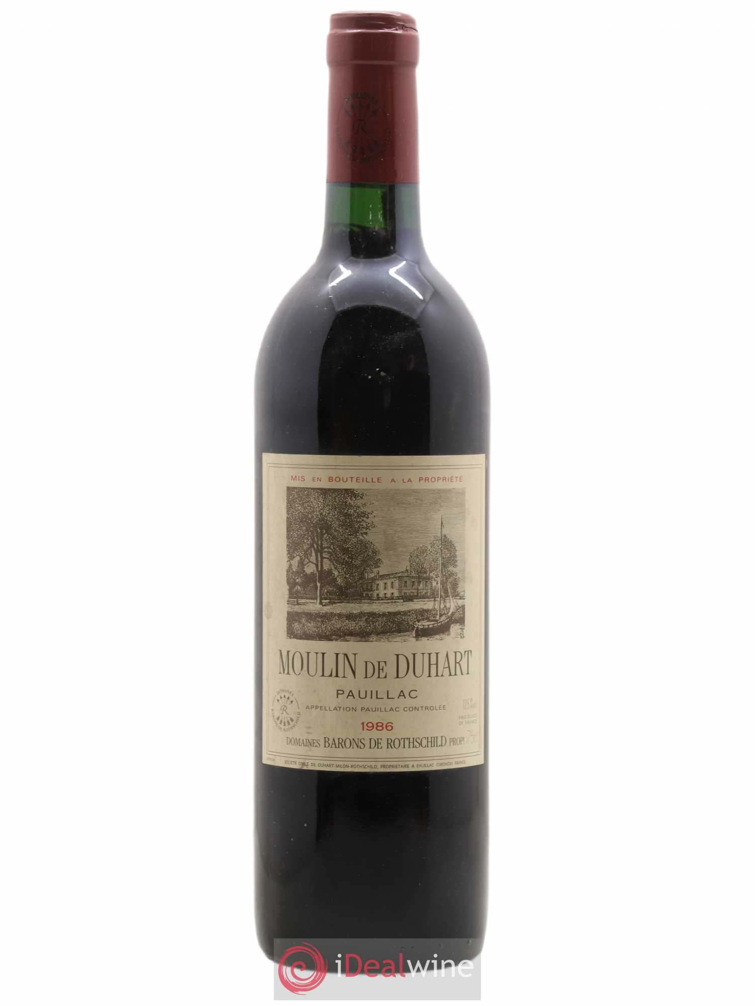 Moulin de Duhart Second Vin 1986 - Lot de 1 bouteille - 0