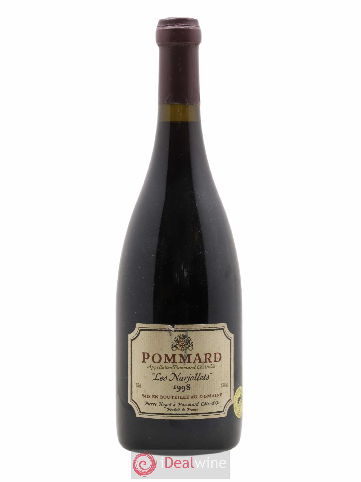 Pommard Les Narjollets Pierre Hugot 1998 - Lot de 1 bouteille - 0