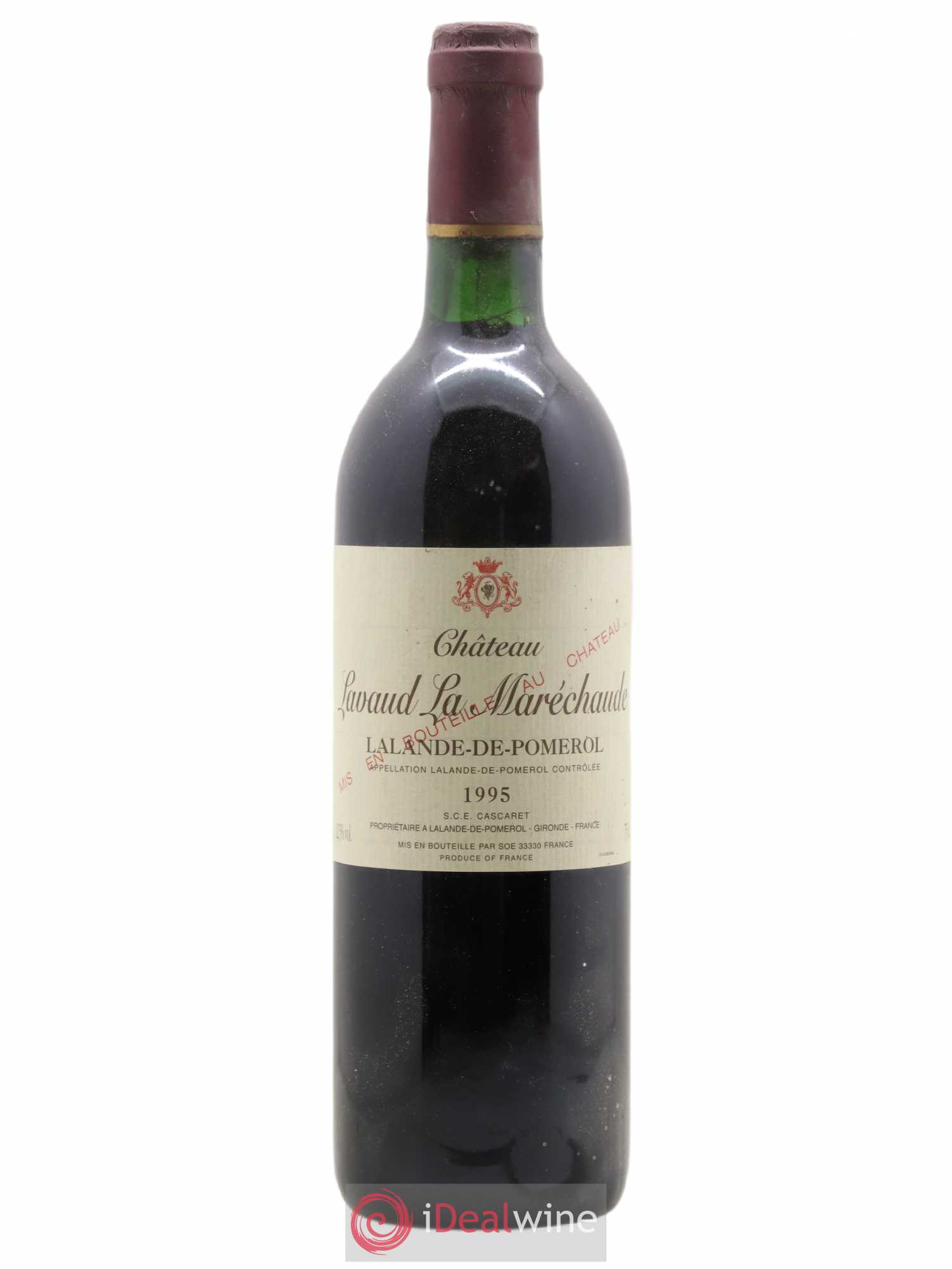 Lalande-de-Pomerol Château Lavaud La Maréchaude 1995 - Posten von 1 Flasche - 0
