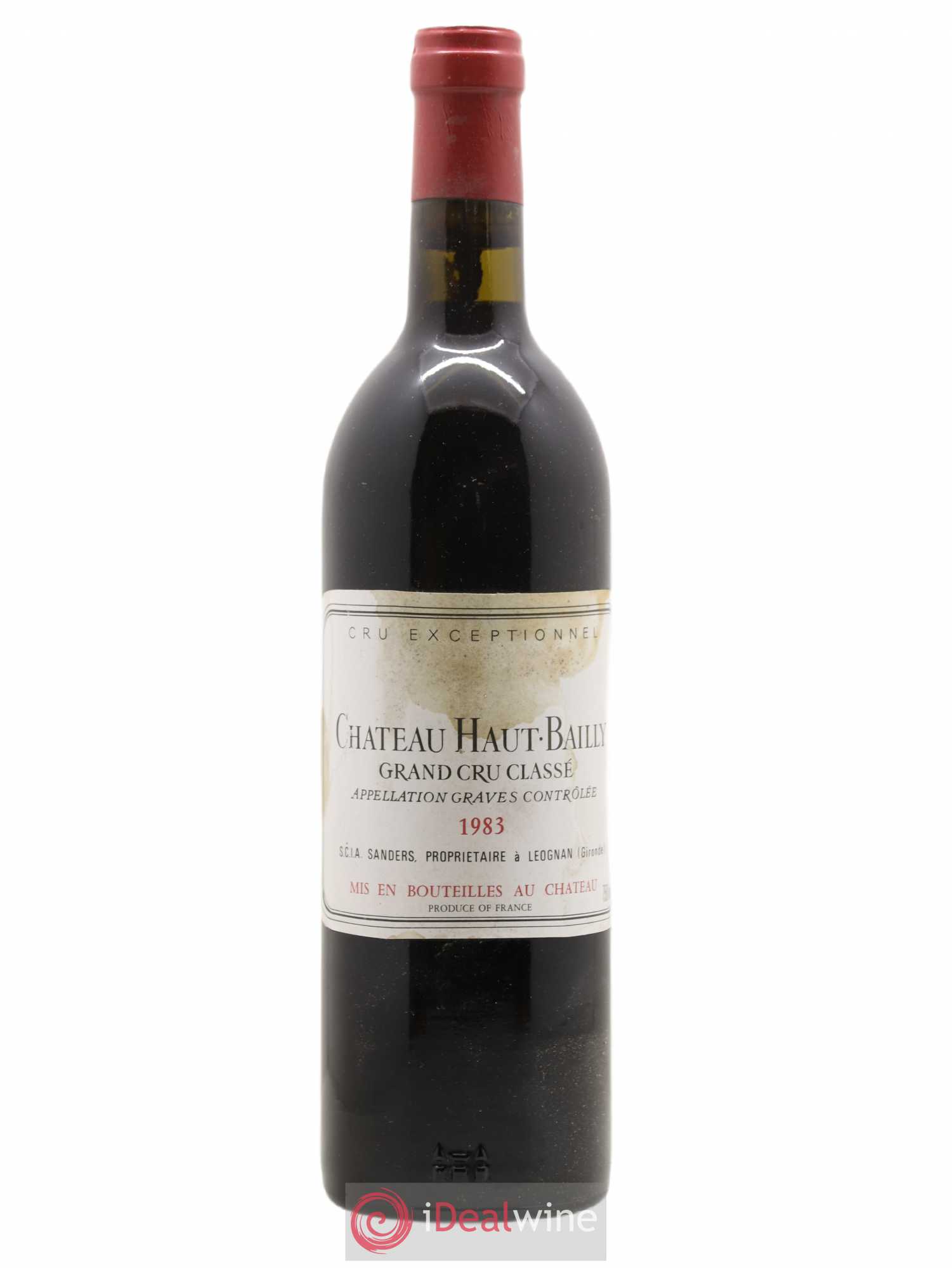 Château Haut-Bailly Cru Classé de Graves 1983 - Lot de 1 bouteille - 0