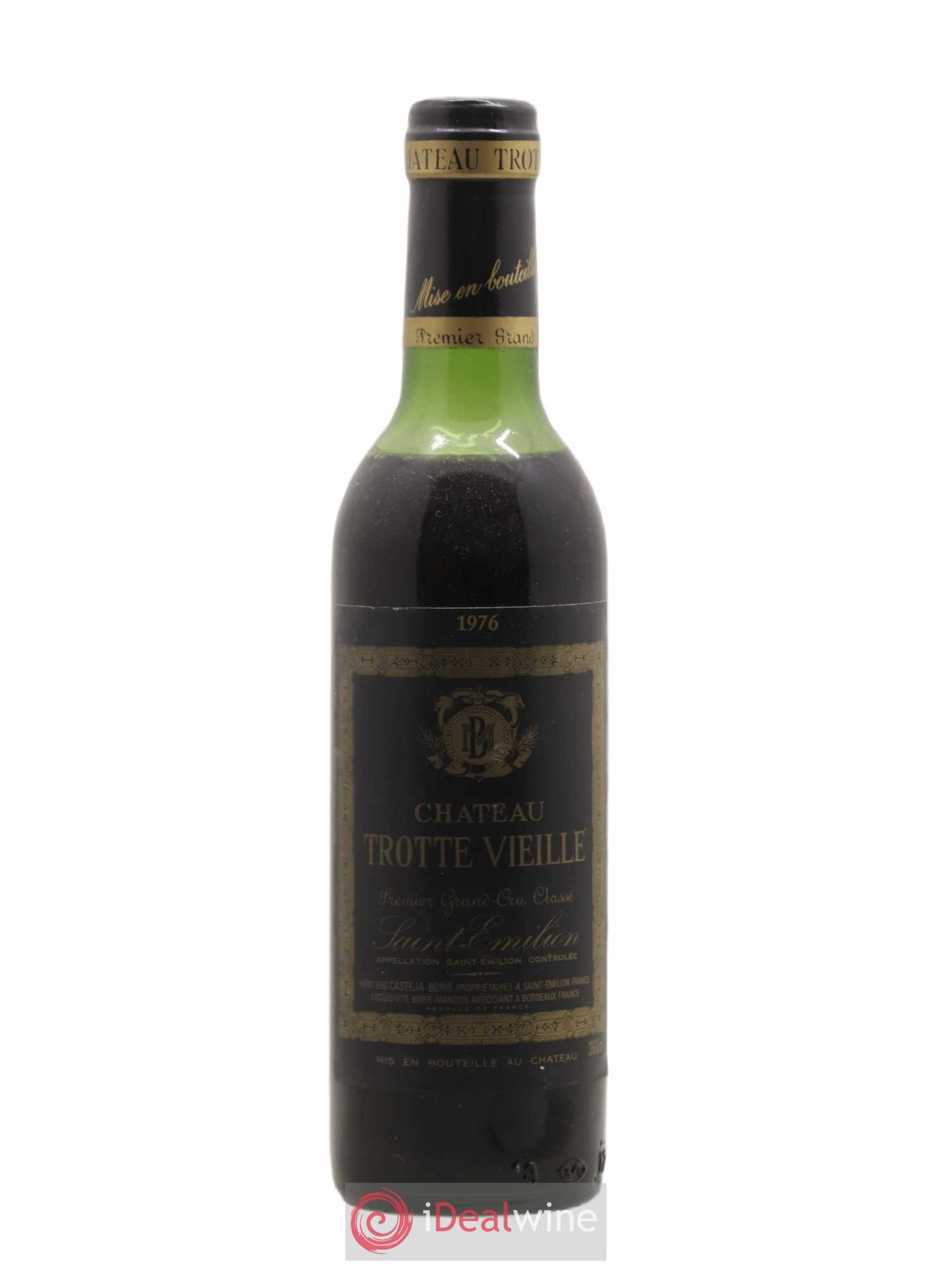 Château Trotte Vieille 1er Grand Cru Classé B 1976 - Lot de 1 demi bouteille - 0