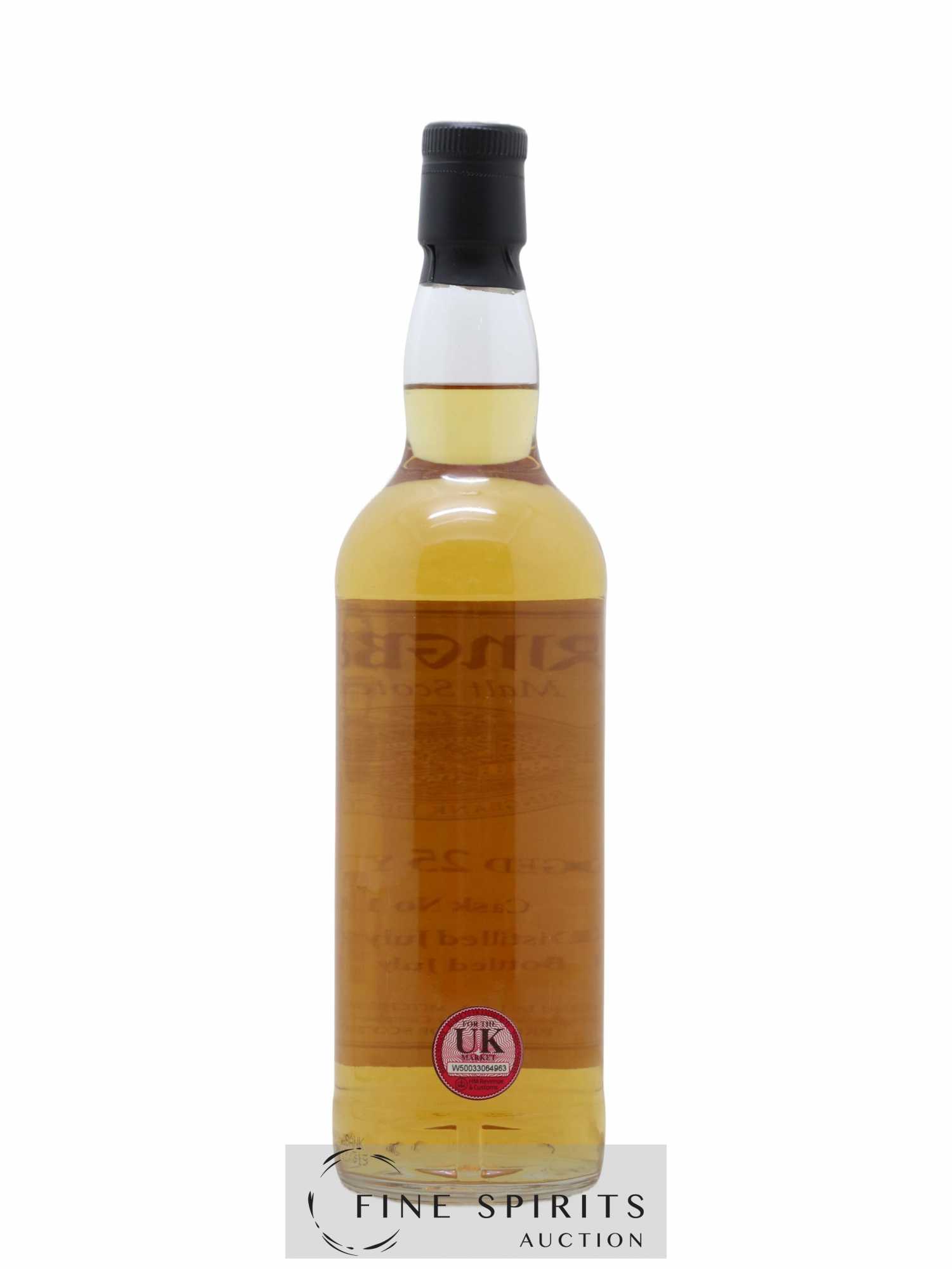 Springbank 25 years 1992 Of. Cask n°118 - bottled 2017 - Lot de 1 bouteille - 1