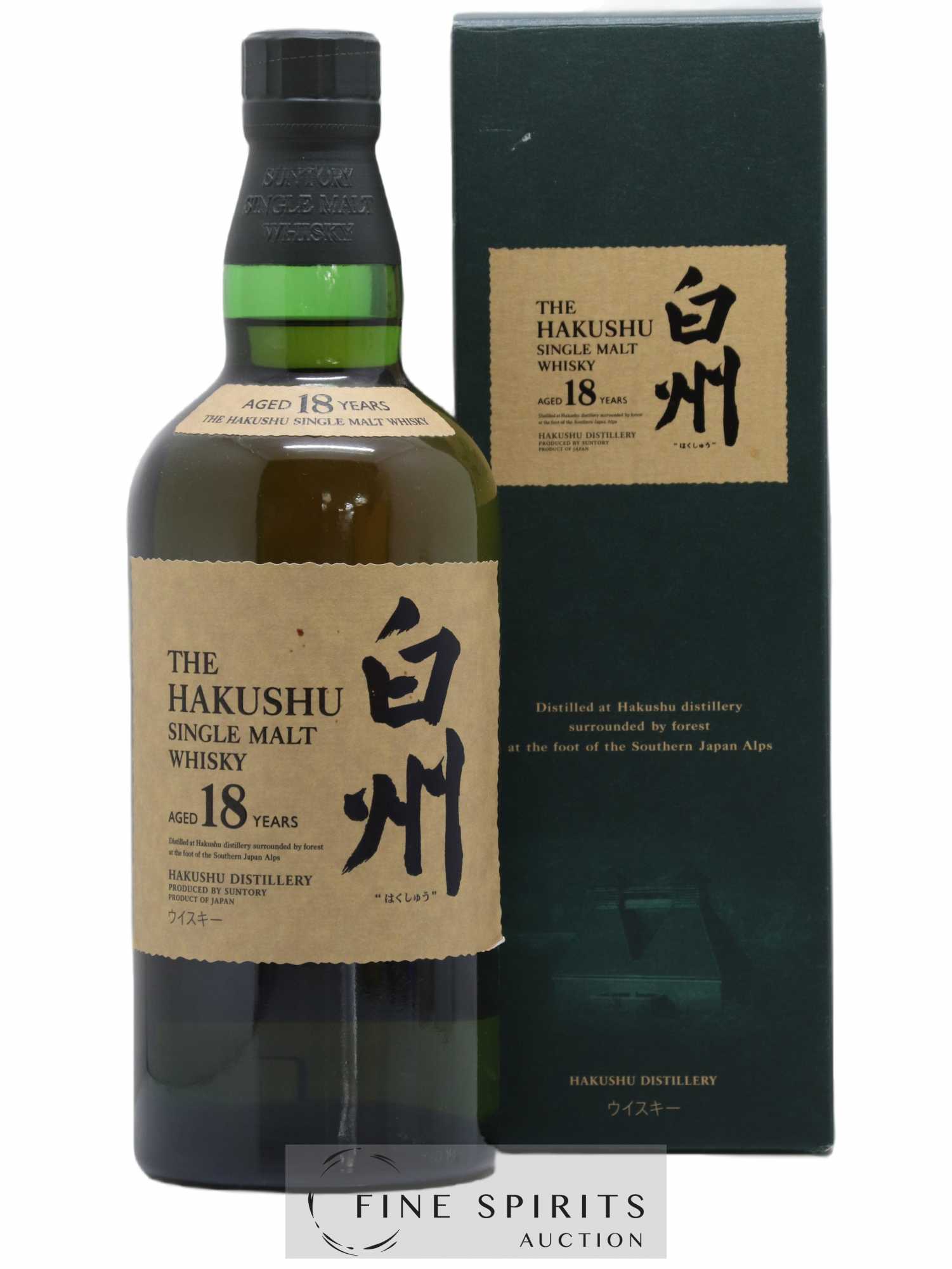 Hakushu 18 years Of. (senza prezzo di riserva) - Lotto di 1 bottiglia - 0