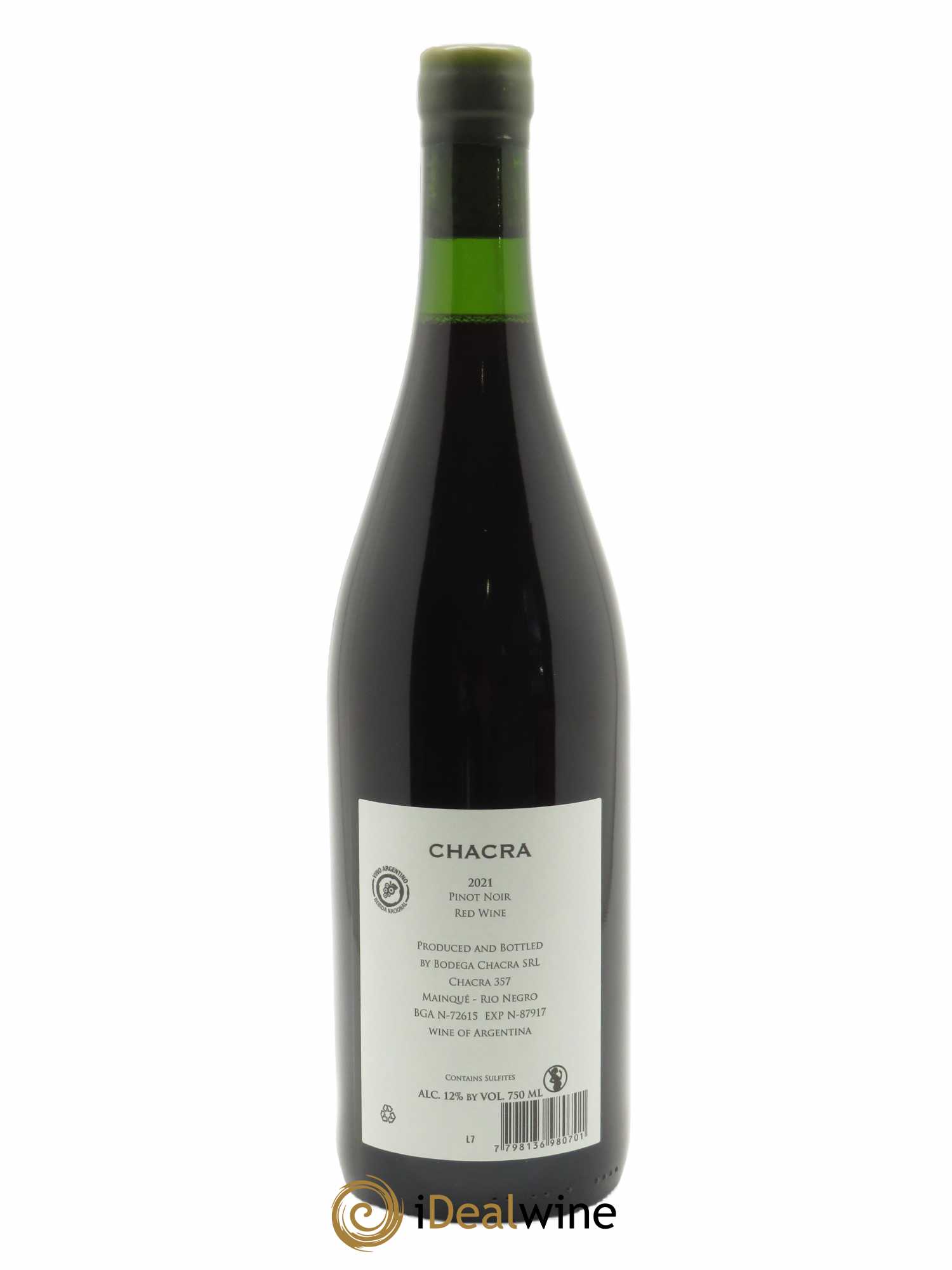 Patagonie Bodega Chacra Cincuenta y cinco 2021 - Lot de 1 bouteille - 1