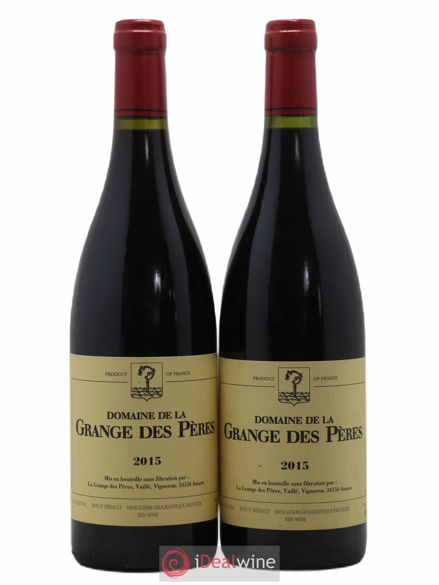 Pays d'Hérault Grange des Pères Laurent Vaillé 2015 - Lot de 2 bouteilles - 0
