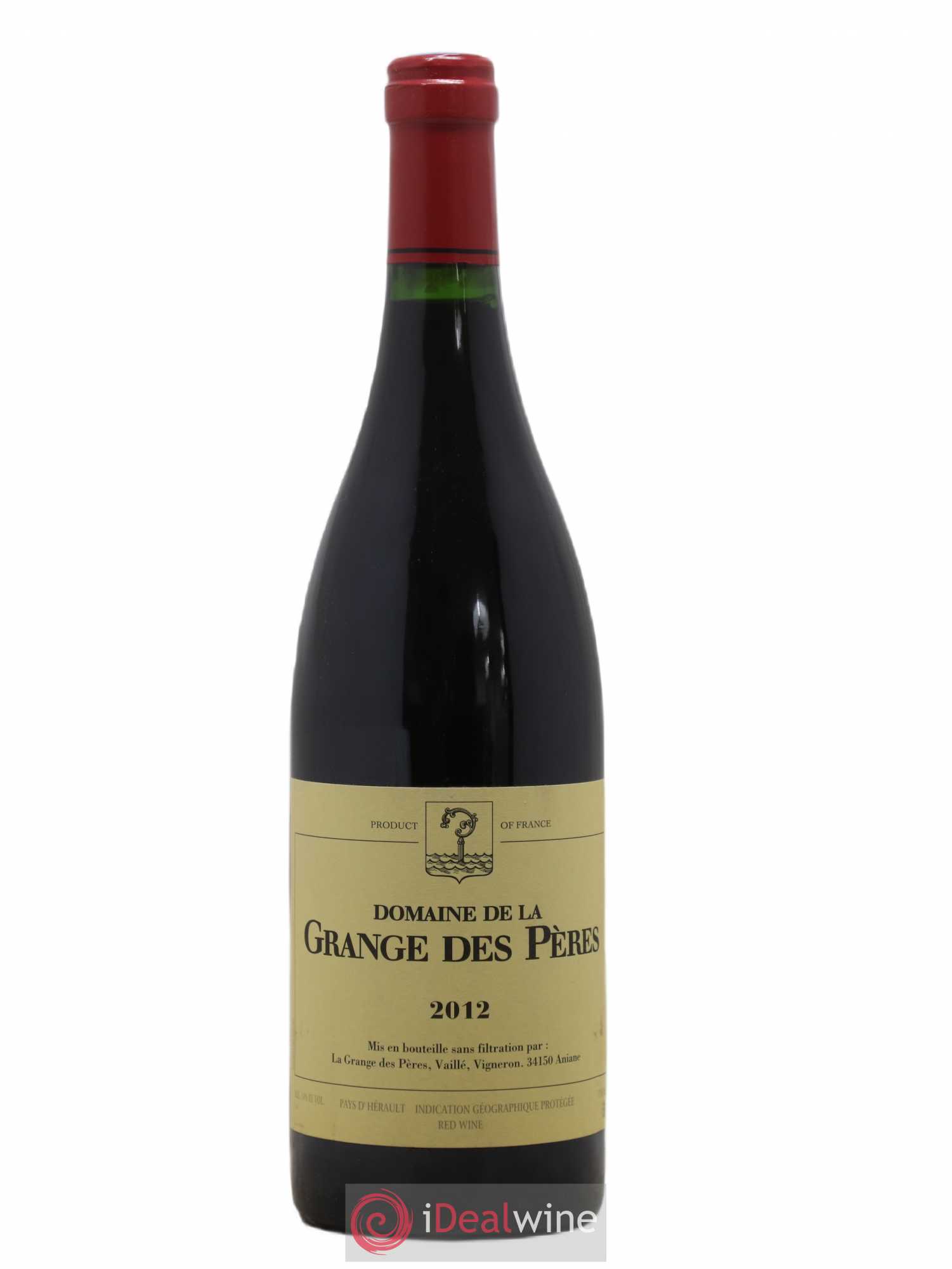 Pays d'Hérault Grange des Pères Laurent Vaillé 2012 - Lot de 1 bouteille - 0