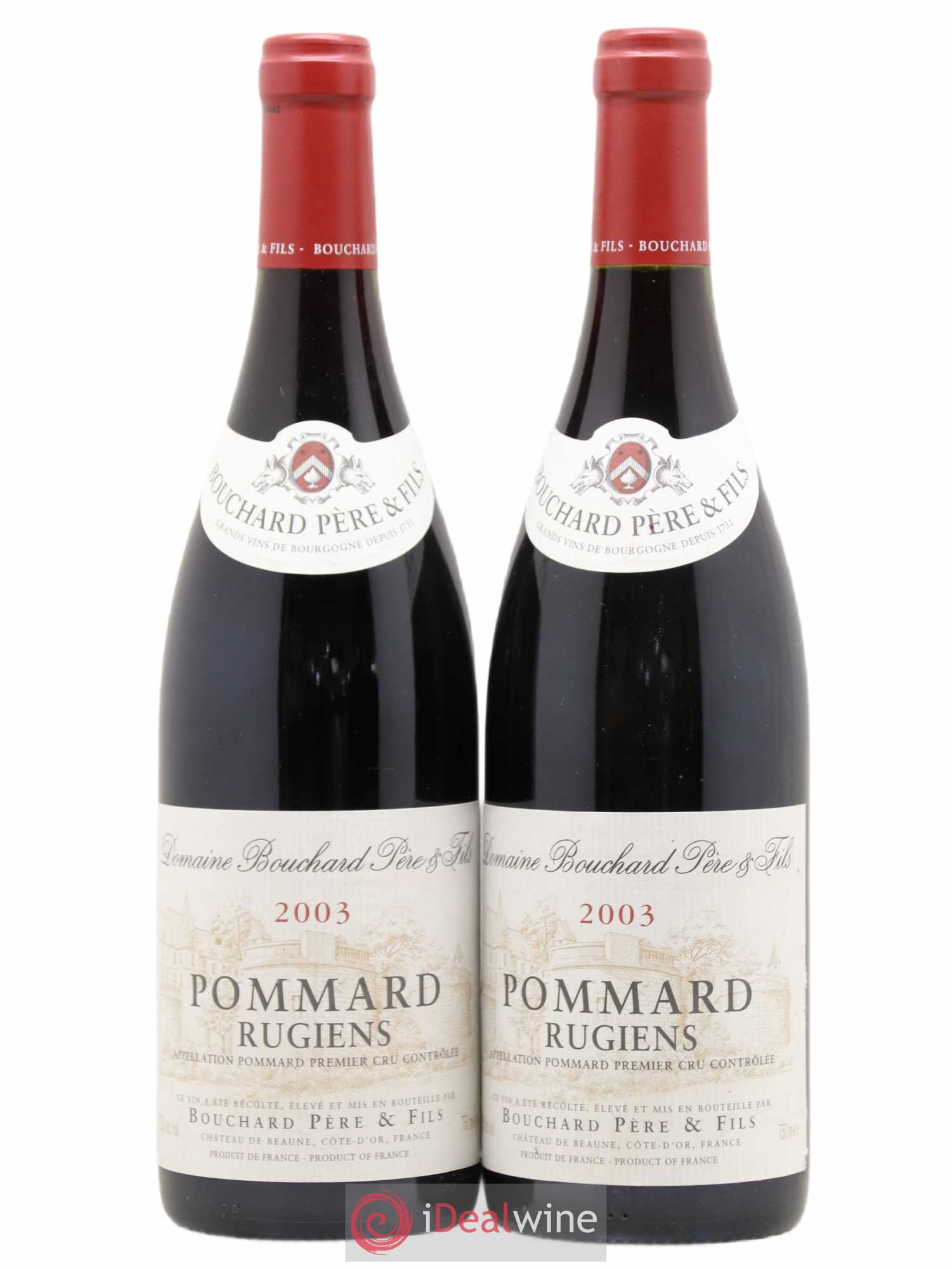 Pommard 1er Cru Rugiens Bouchard Père & Fils 2003 - Lot de 2 bouteilles - 0