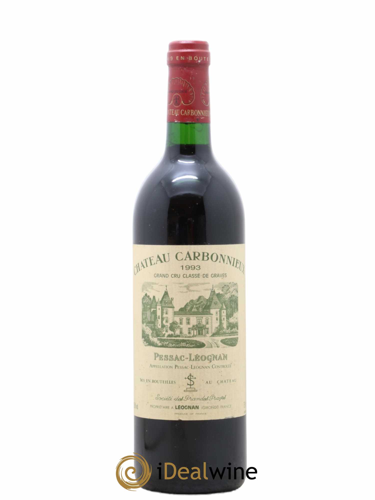 Château Carbonnieux Cru Classé de Graves 1993 - Lot de 1 bouteille - 0