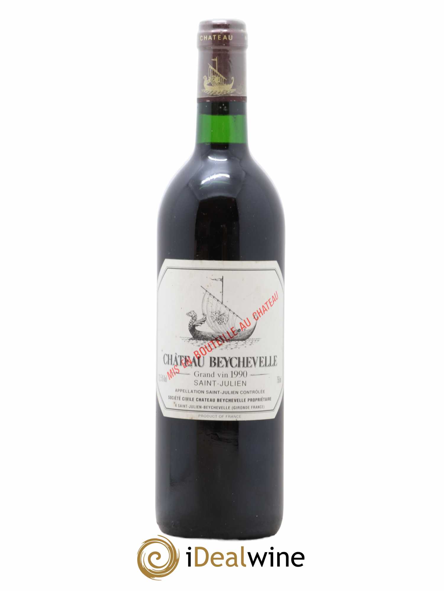 Château Beychevelle 4ème Grand Cru Classé 1990 - Lot de 1 bouteille - 0