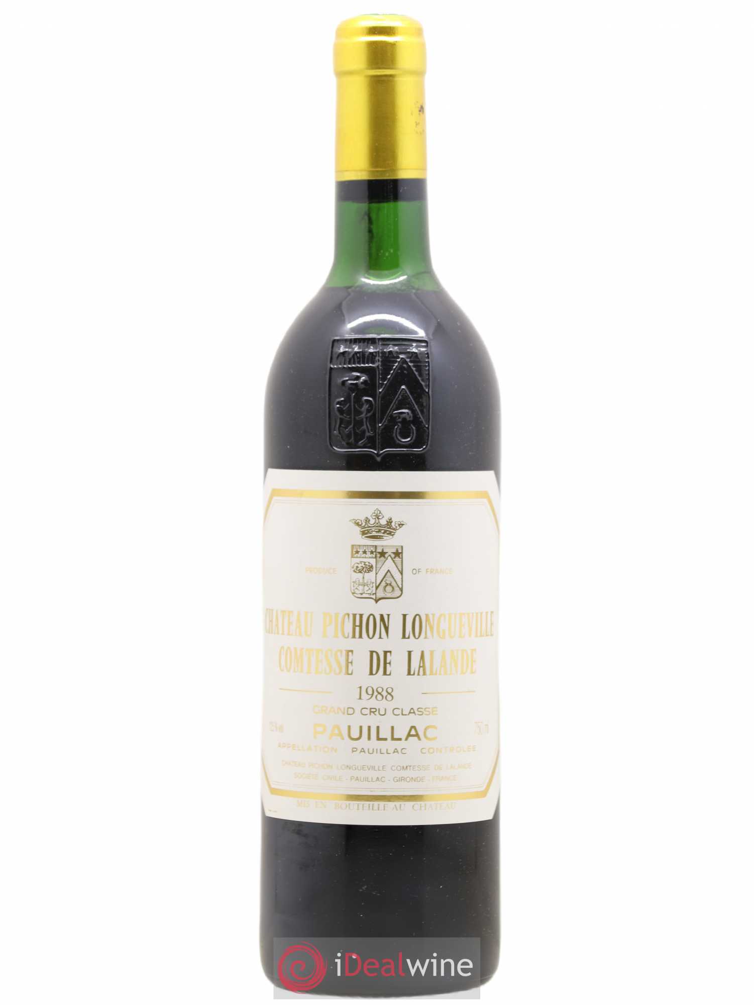Château Pichon Longueville Comtesse de Lalande 2ème Grand Cru Classé 1988 - Lot de 1 bouteille - 0