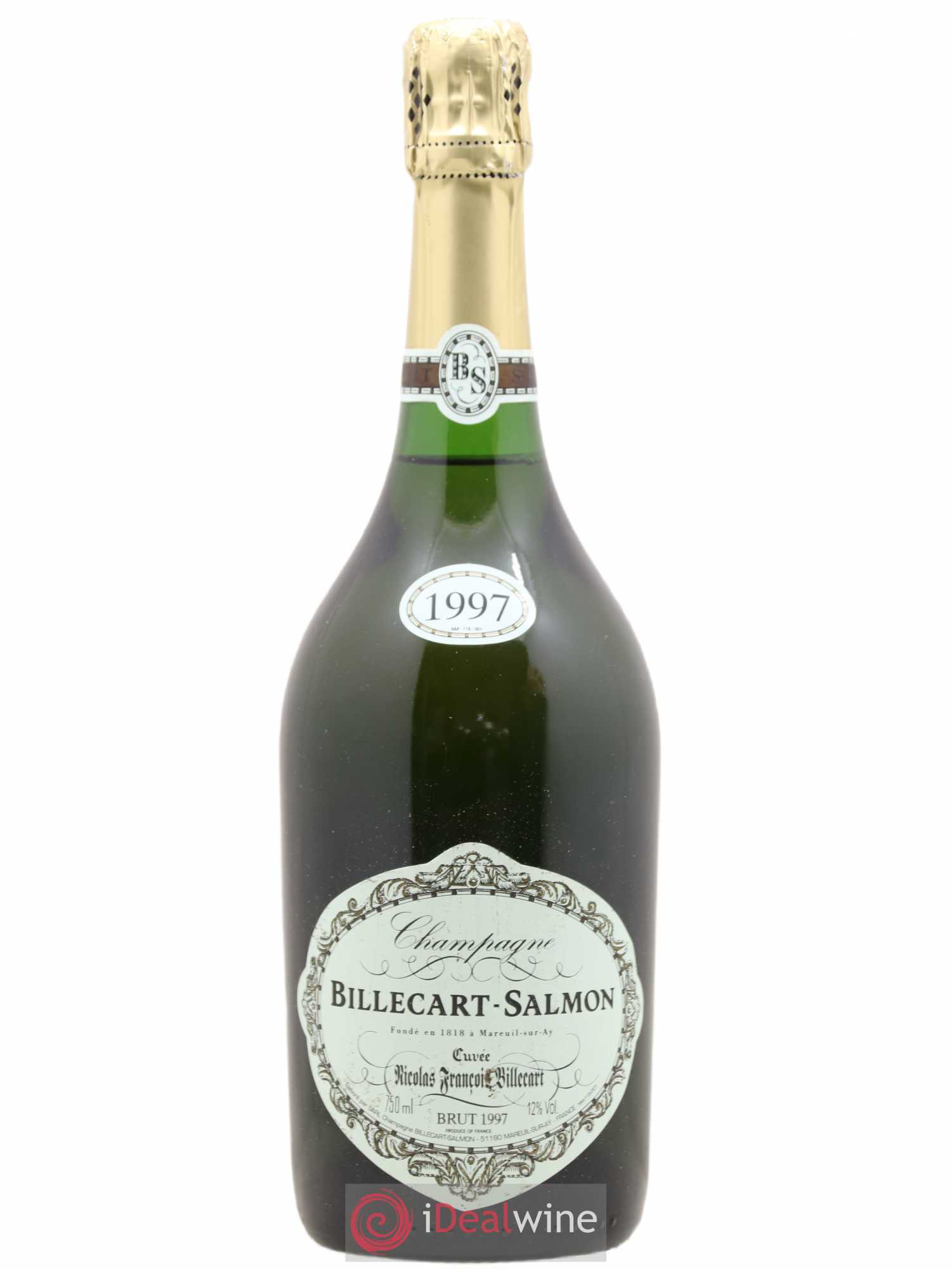 Brut Nicolas François Billecart Billecart-Salmon 1997 - Lot de 1 bouteille - 0
