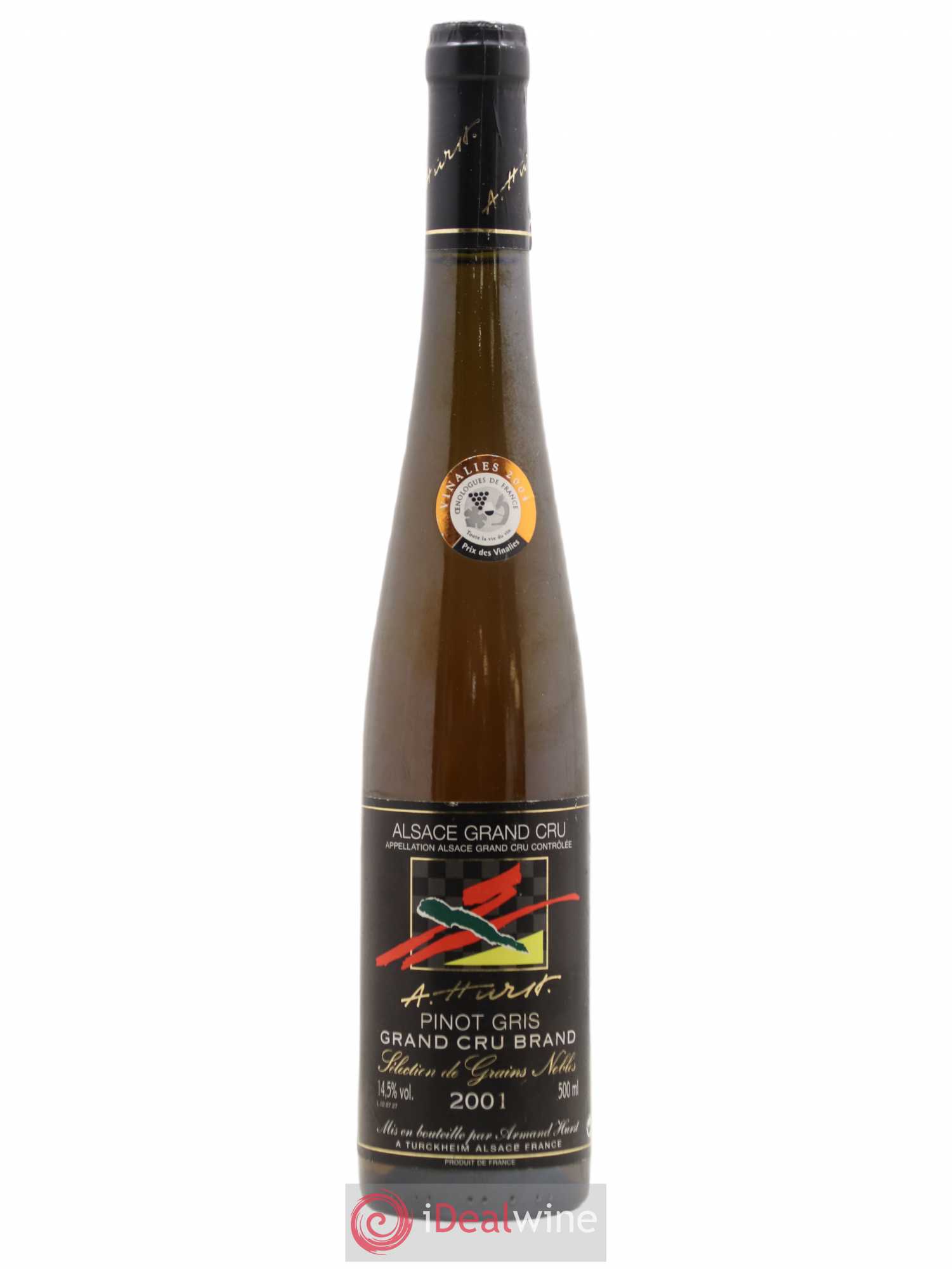 Pinot Gris (Tokay) Sélection de Grains Nobles Grand Cru Brand Armand Hurst 50cl 2001 - Posten von 1 Flasche - 0