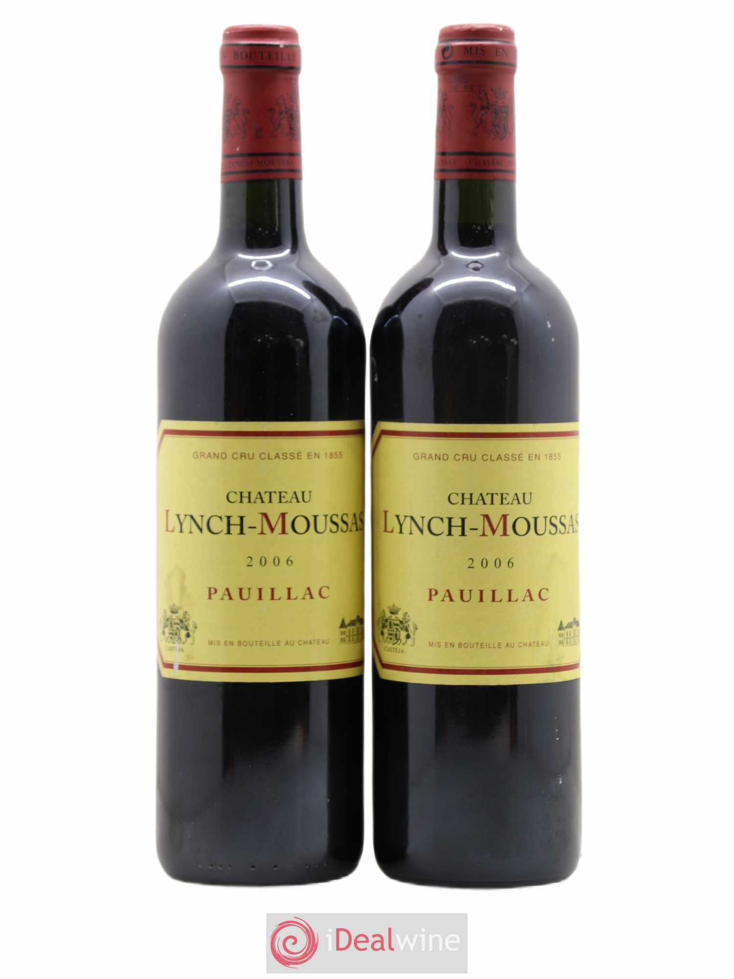 Château Lynch Moussas 5ème Grand Cru Classé 2006 - Lot de 2 bouteilles - 0